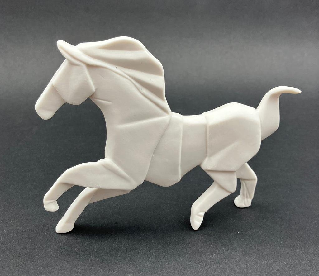 Amalfi Origami Horse White Ceramic In Original Box