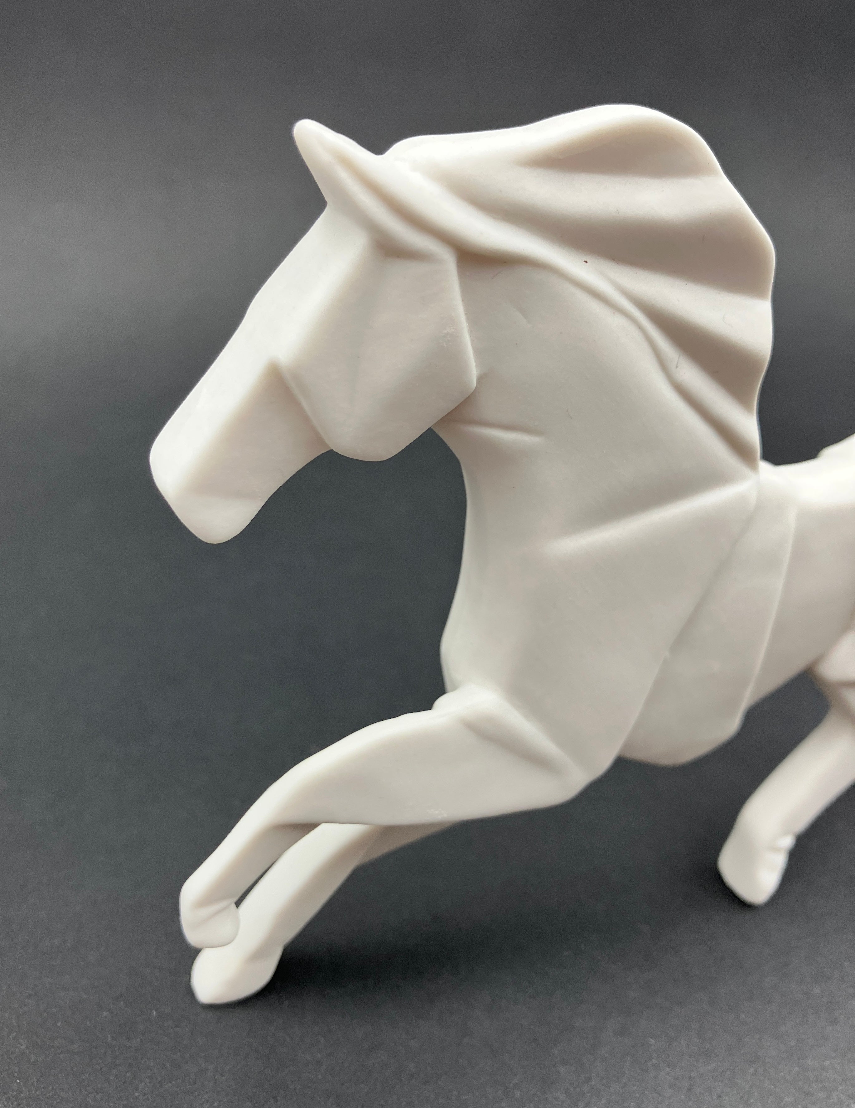 Amalfi Origami Horse White Ceramic In Original Box