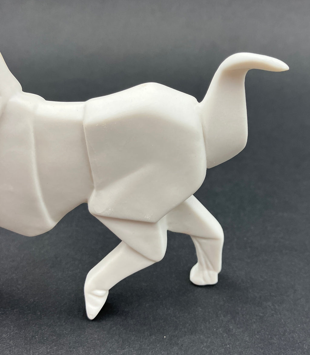 Amalfi Origami Horse White Ceramic In Original Box