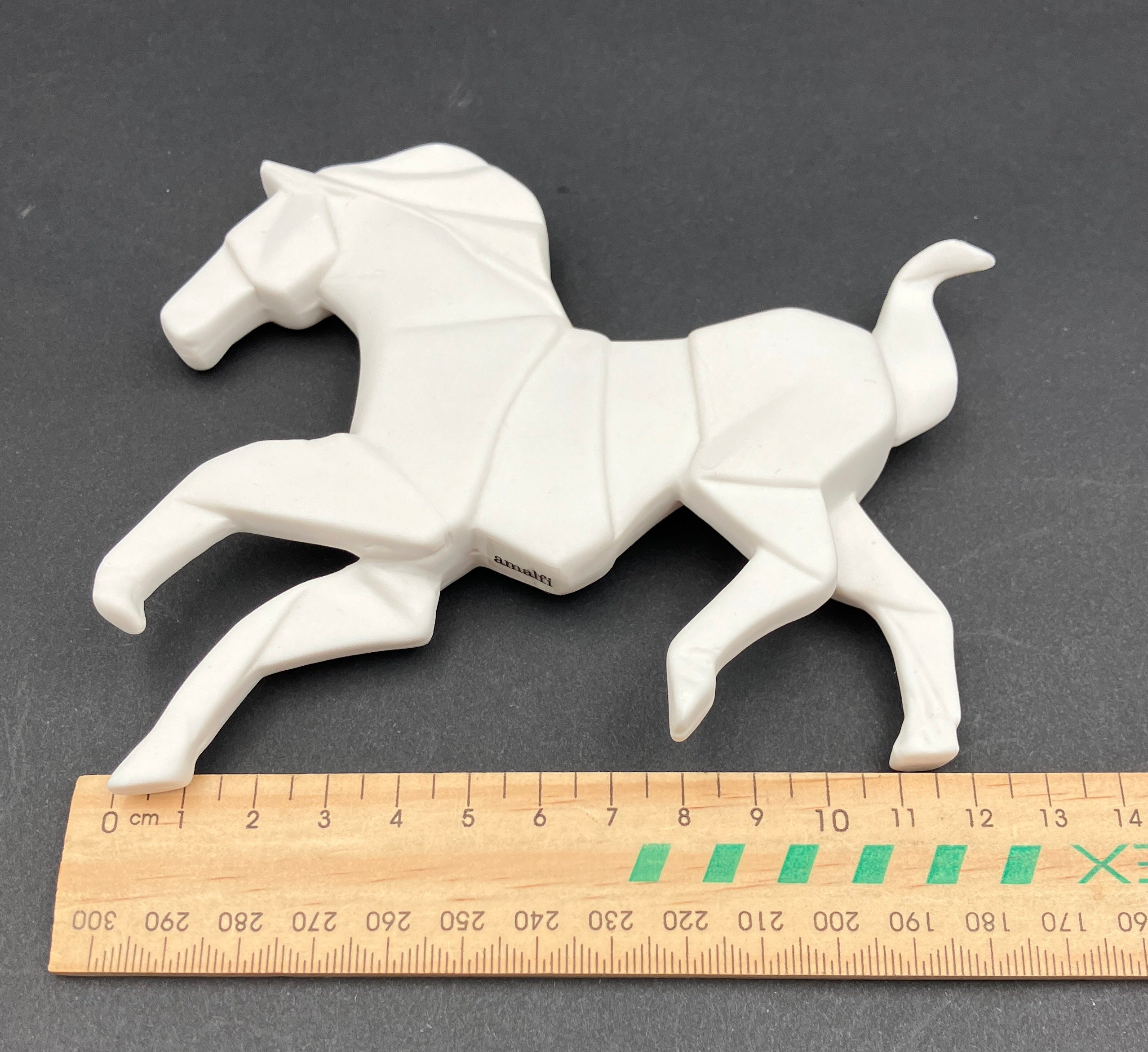 Amalfi Origami Horse White Ceramic In Original Box