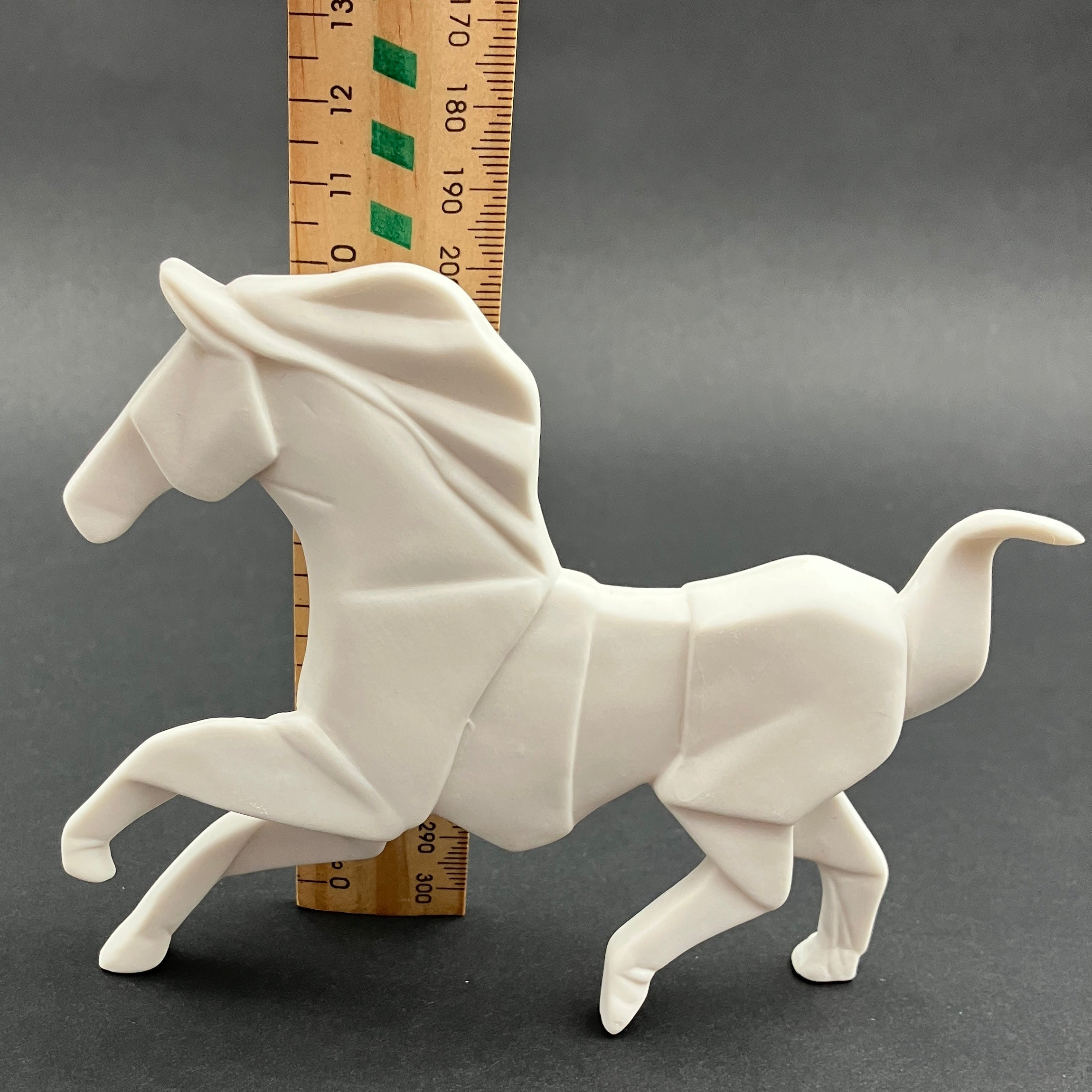 Amalfi Origami Horse White Ceramic In Original Box