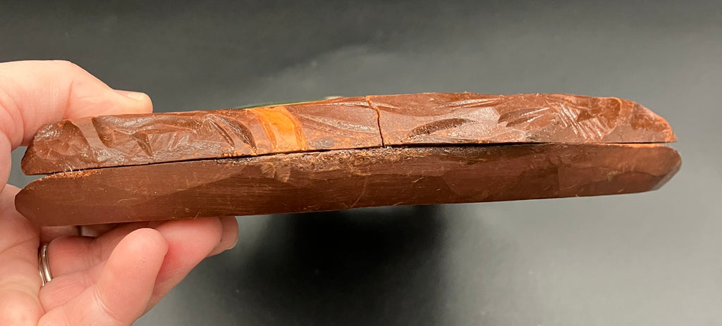 Vintage Barometer German Black Forest Hand Carved Barometer Rare West Germany