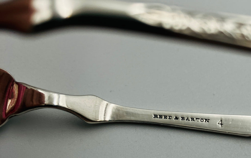 Antique Pickle Jar Set Cranberry Glass Silver Quadruple Plated New Amsterdam USA