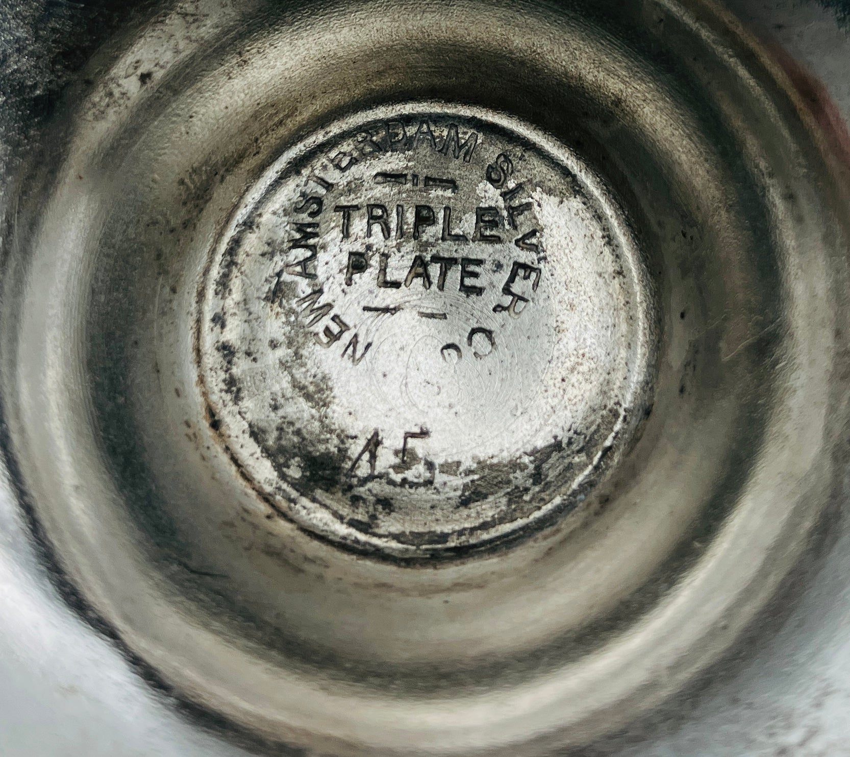 Antique Pickle Jar Set Cranberry Glass Silver Quadruple Plated New Amsterdam USA