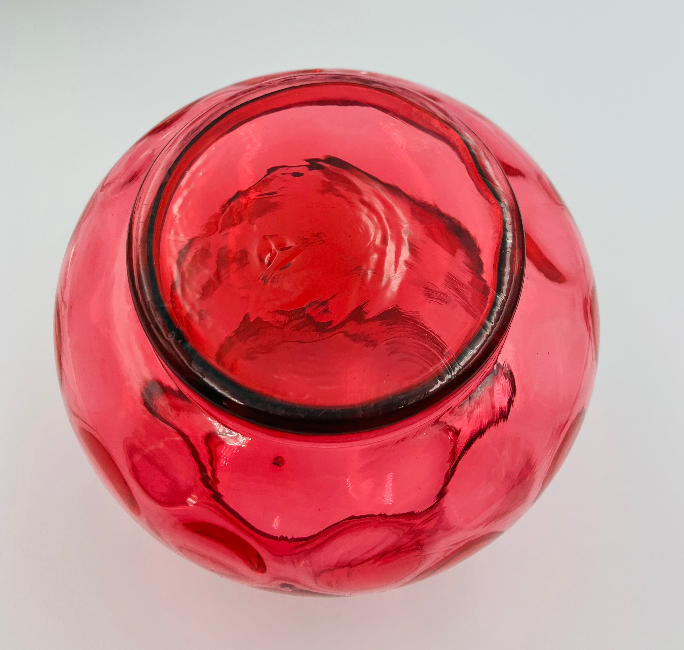 Antique Pickle Jar Set Cranberry Glass Silver Quadruple Plated New Amsterdam USA