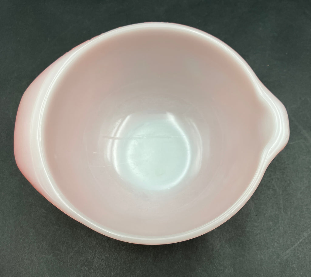 Pyrex Pink Flannel Flowers Cinderella Mixing Bowl