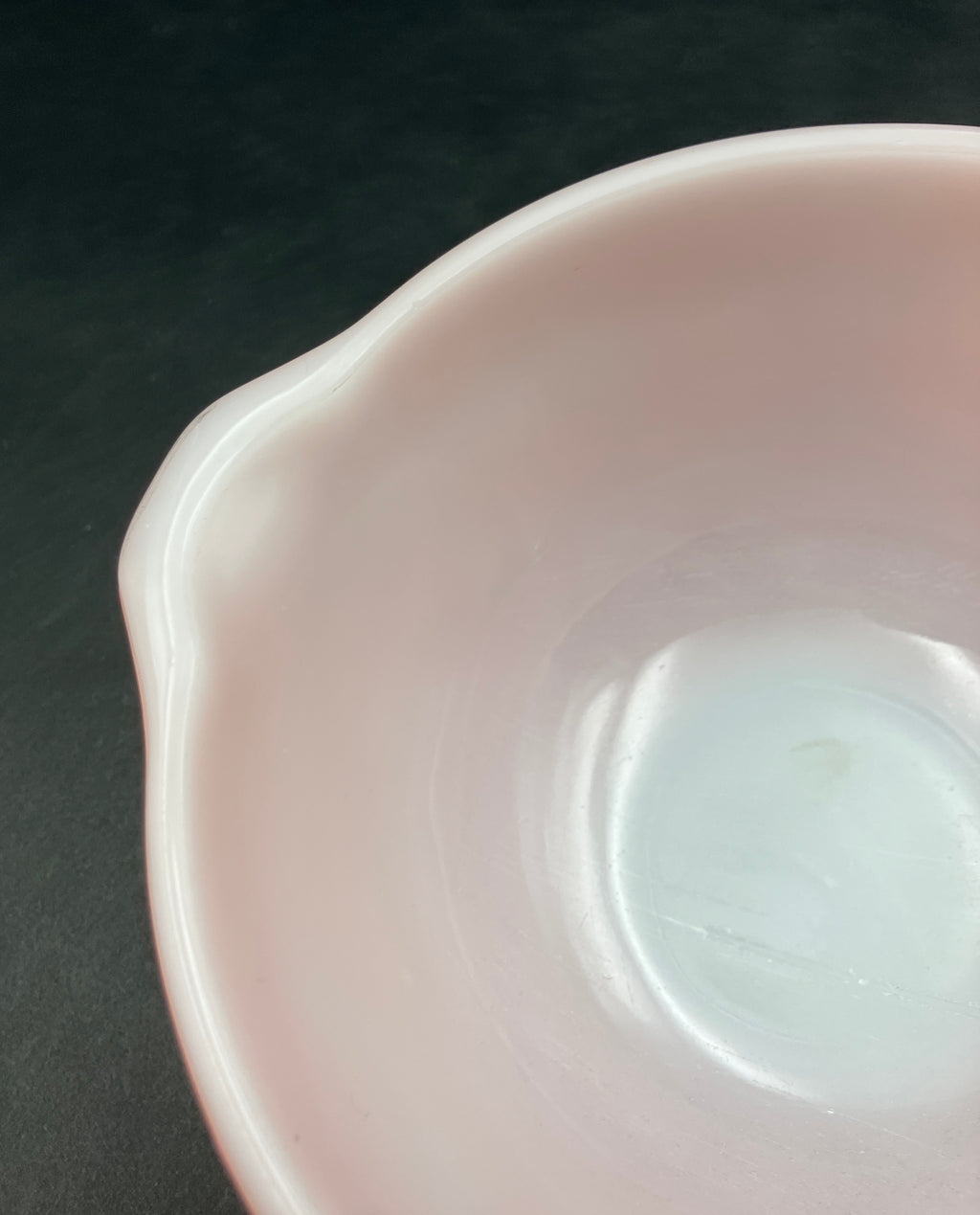 Pyrex Pink Flannel Flowers Cinderella Mixing Bowl