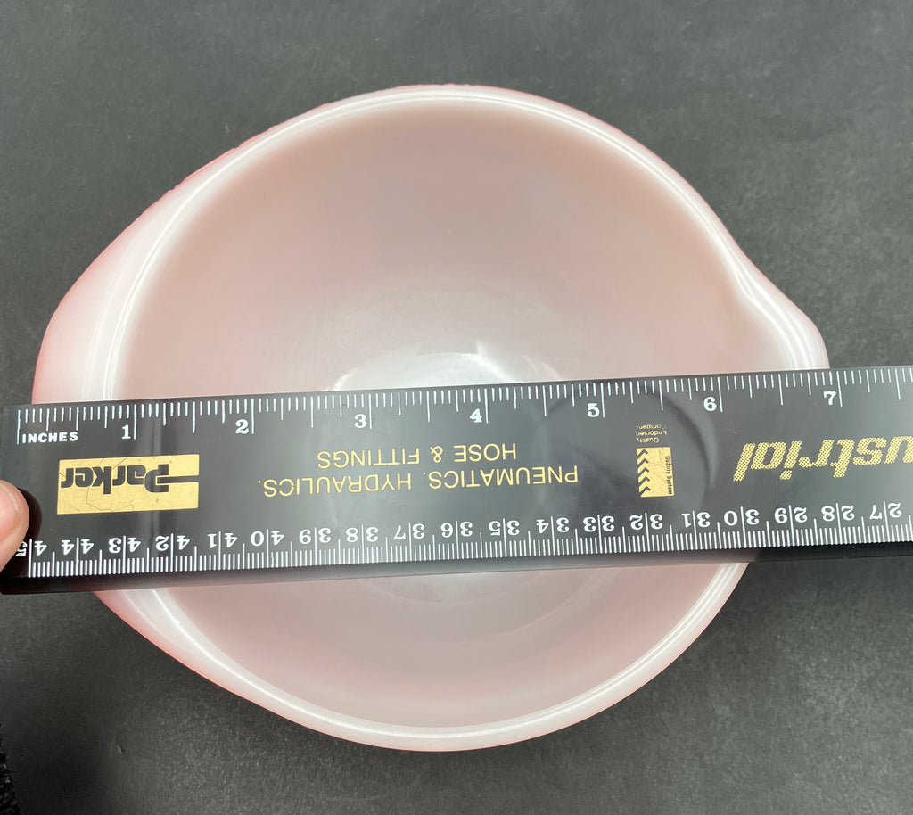 Pyrex Pink Flannel Flowers Cinderella Mixing Bowl