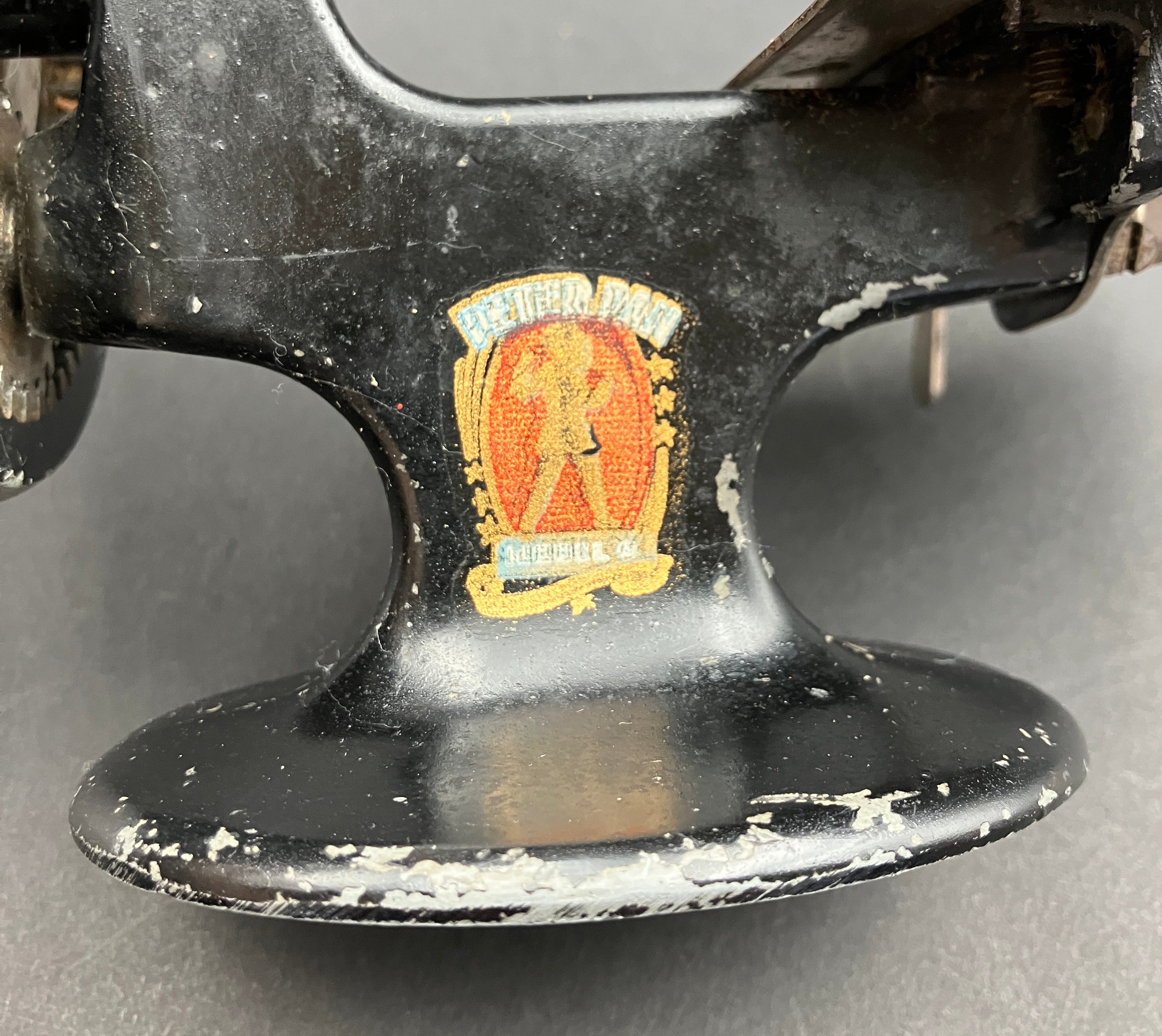 Vintage Peter Pan Toy Sewing Machine Model O - Working see video