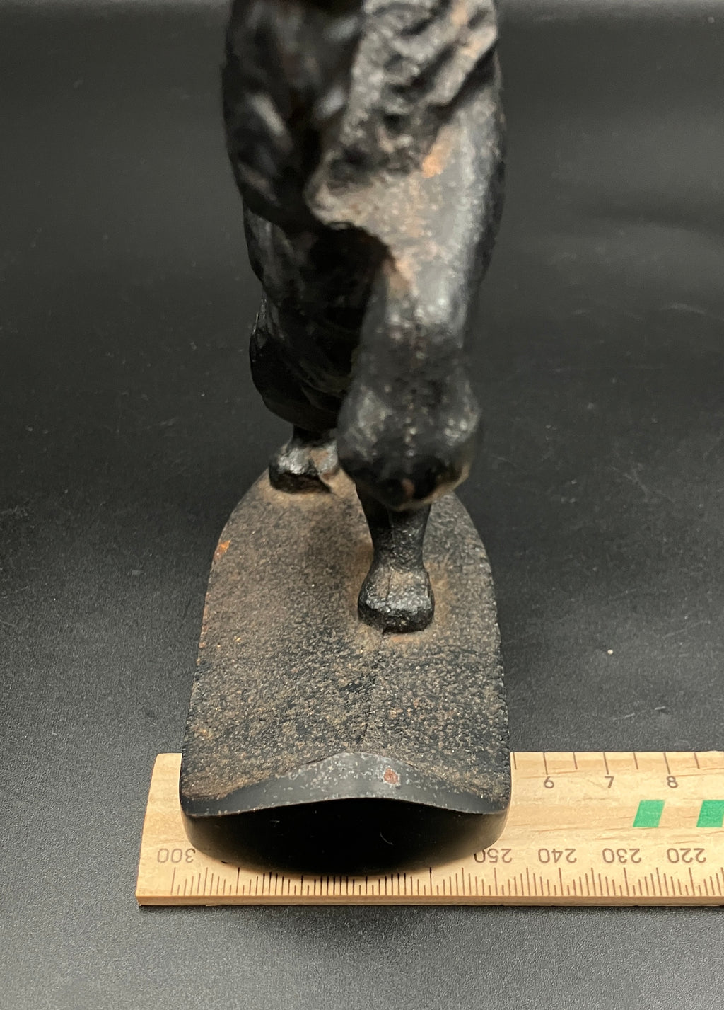 Vintage Pair Cocker Spaniel Cast Iron Black Bookends