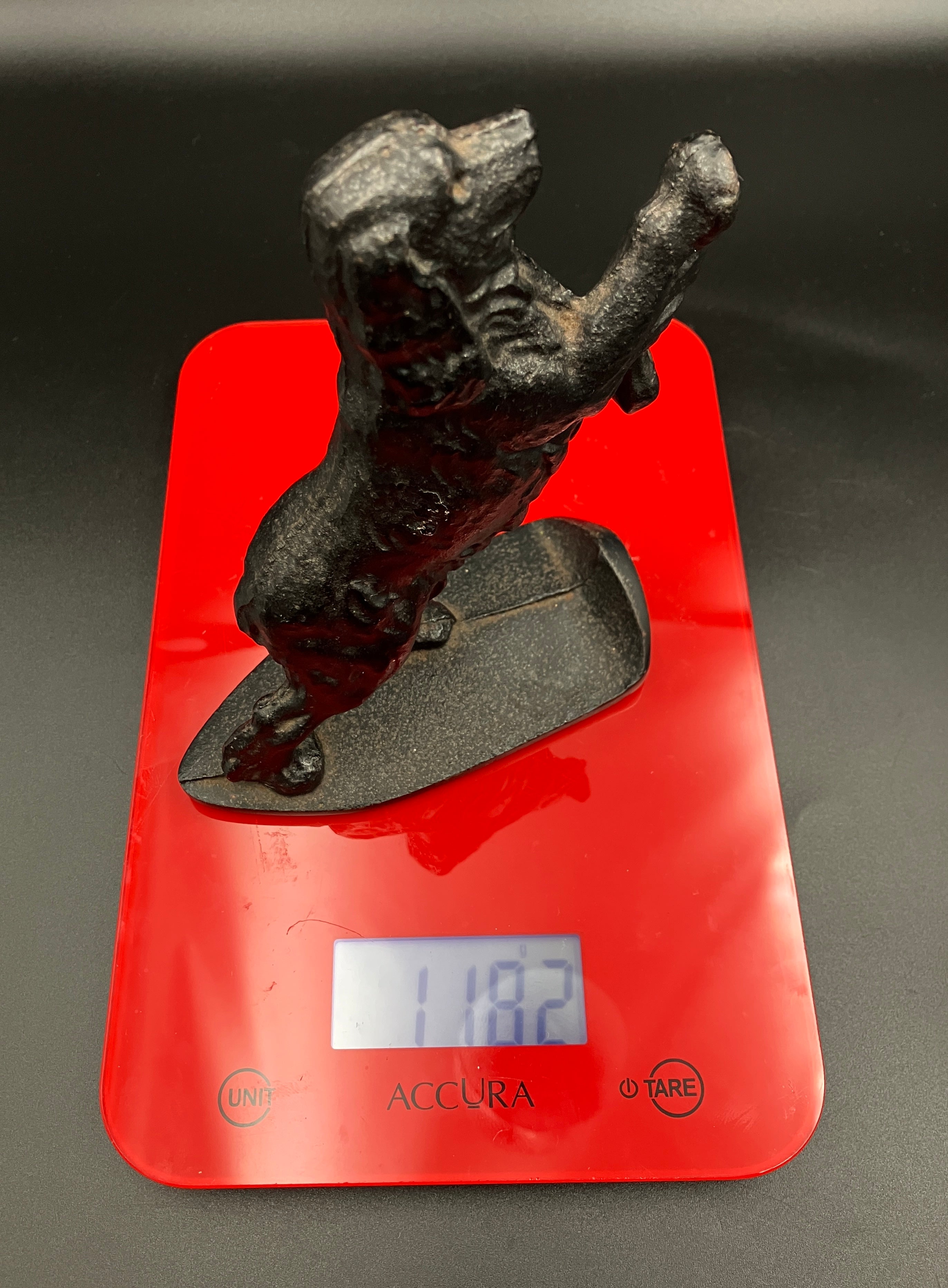 Vintage Pair Cocker Spaniel Cast Iron Black Bookends