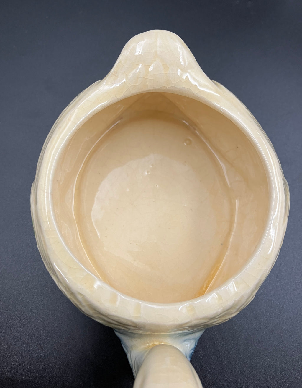 Vintage Marutomoware Swan Bowl 1930's Yellow With Pink Roses Rare