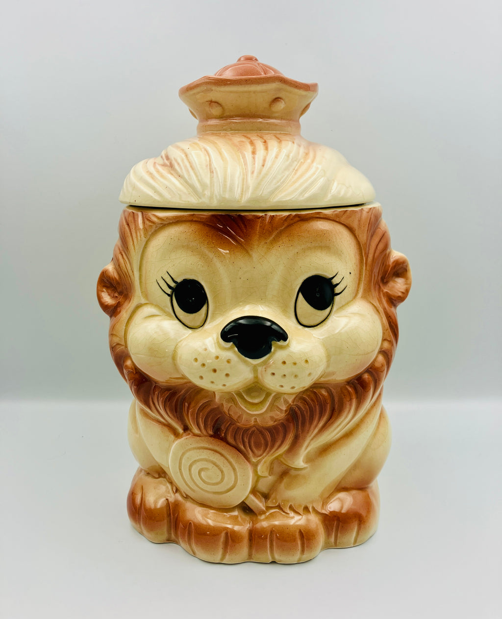 Only Fools And Horses Lion Cookie Jar Japan Kitsch Biscuit Barrel - Large 28cm