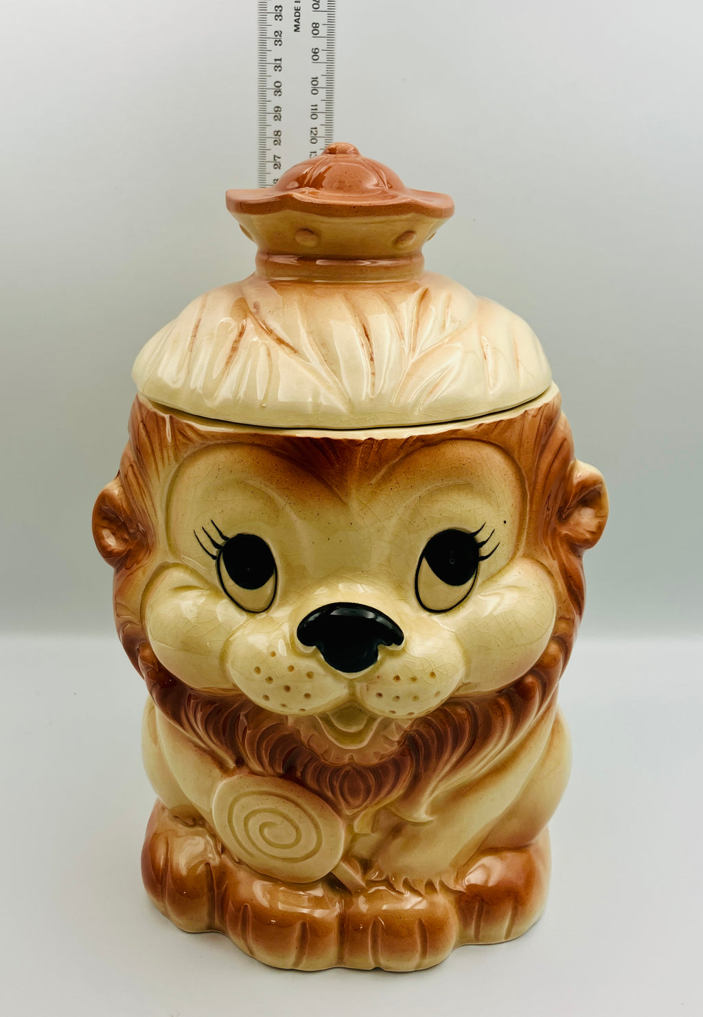 Only Fools And Horses Lion Cookie Jar Japan Kitsch Biscuit Barrel - Large 28cm