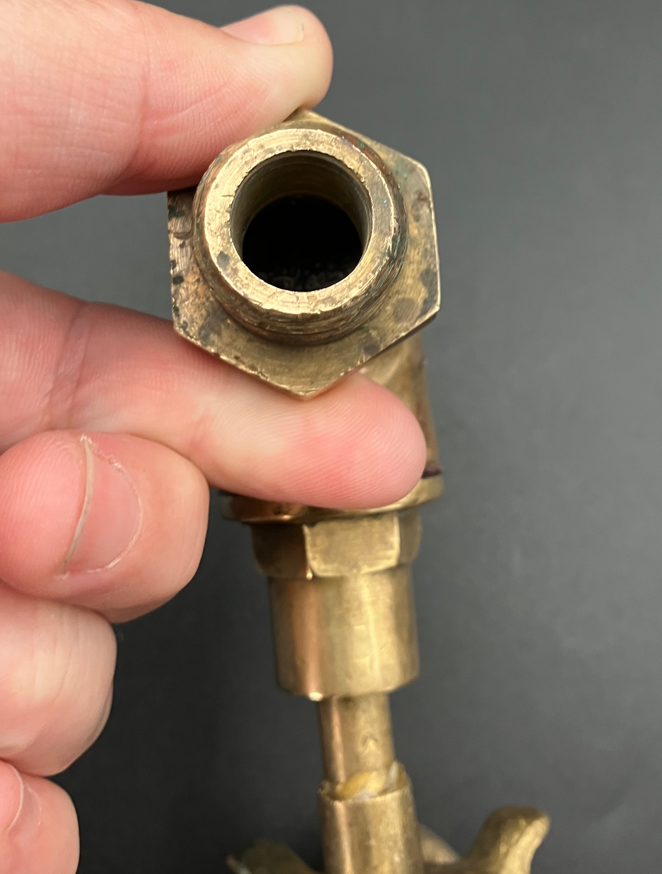 Vintage Brass Tap With A Turtle