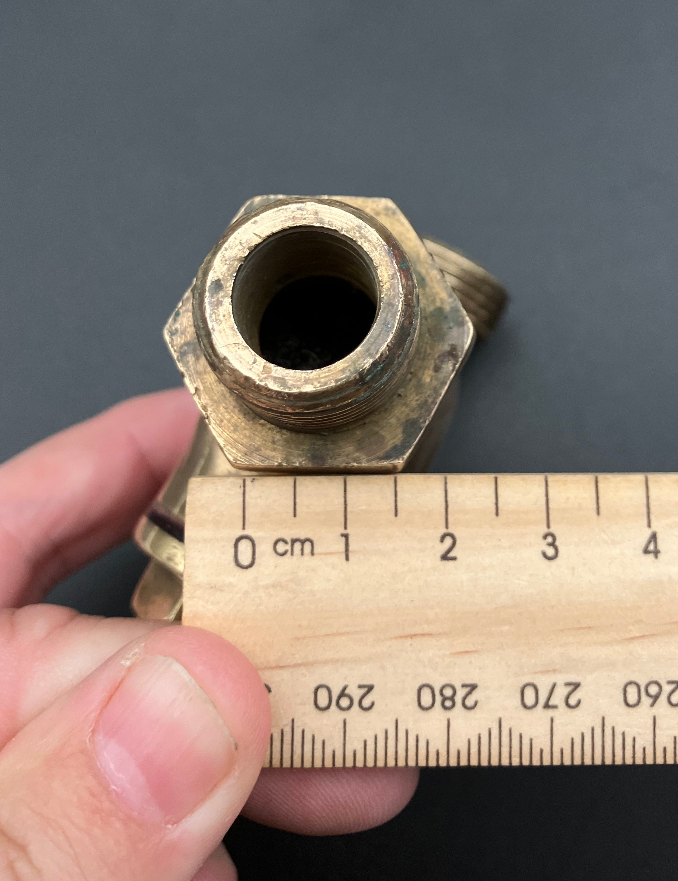 Vintage Brass Tap With A Turtle