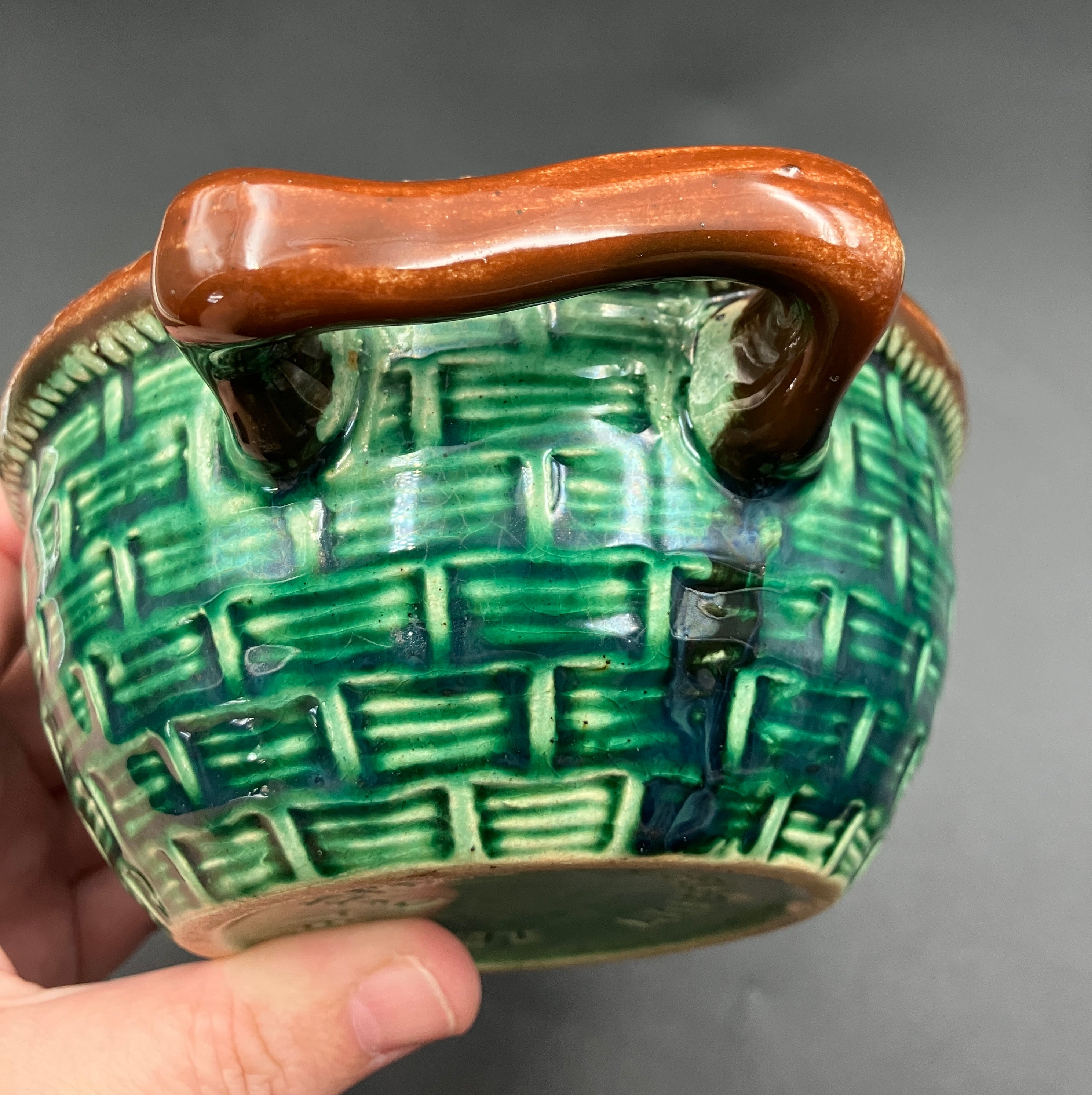 Vintage 1930s TELLURITE Casserole Dish With Mushroom Lid Pottery BELGIUM