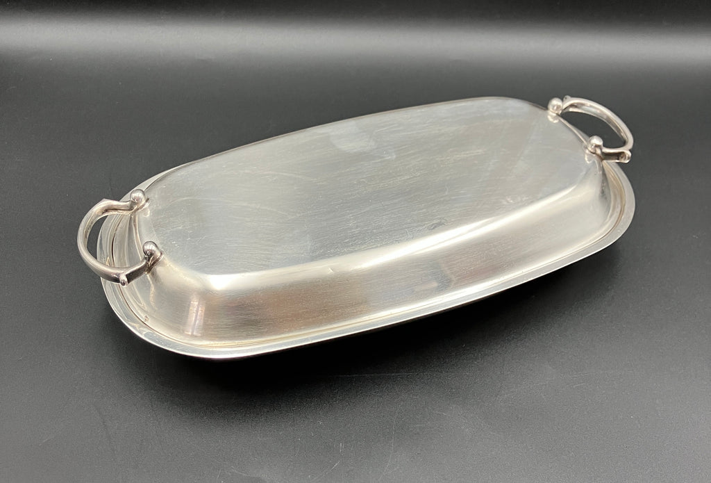 Vintage Silver Plated Meat Dish Crusader EPNS Serving Dish – Art Deco Style