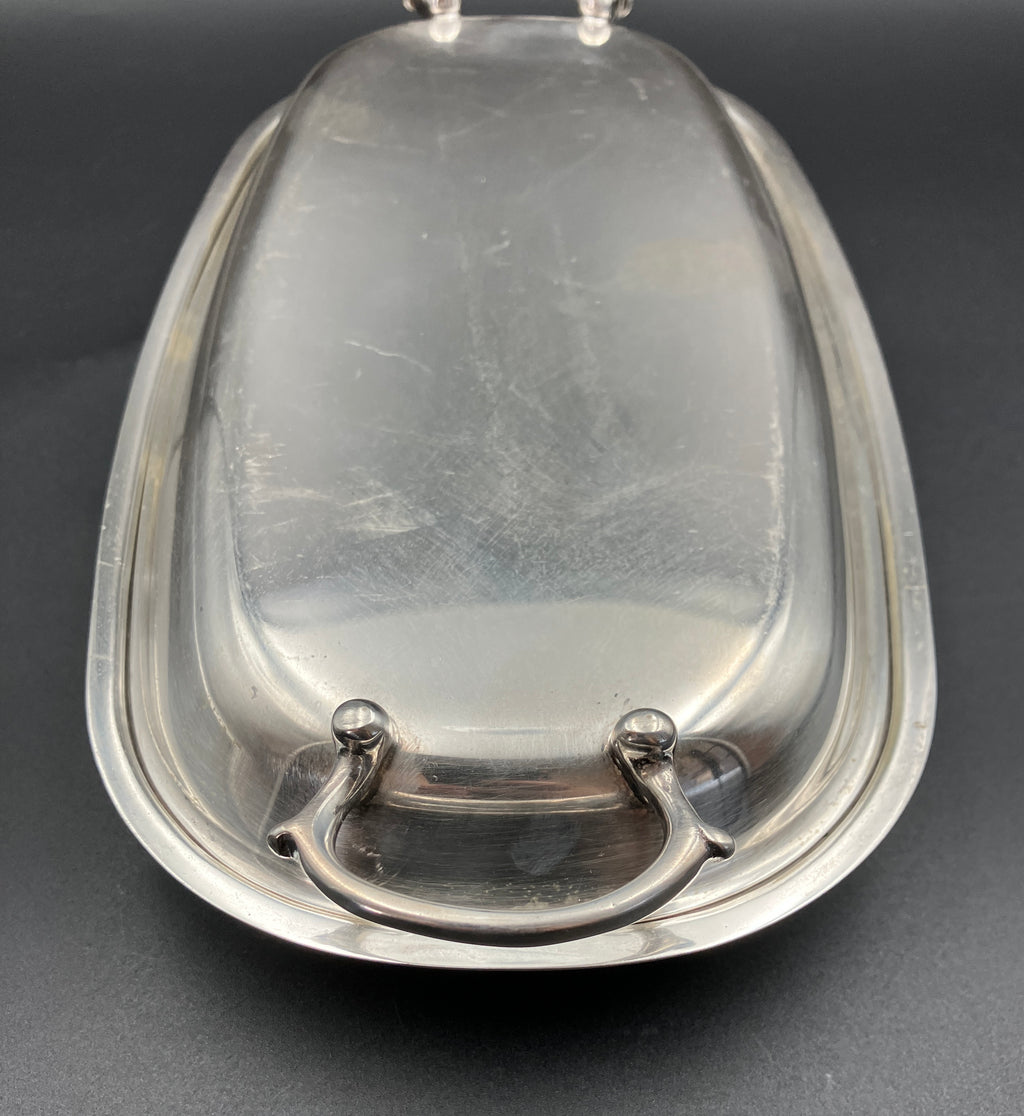 Vintage Silver Plated Meat Dish Crusader EPNS Serving Dish – Art Deco Style