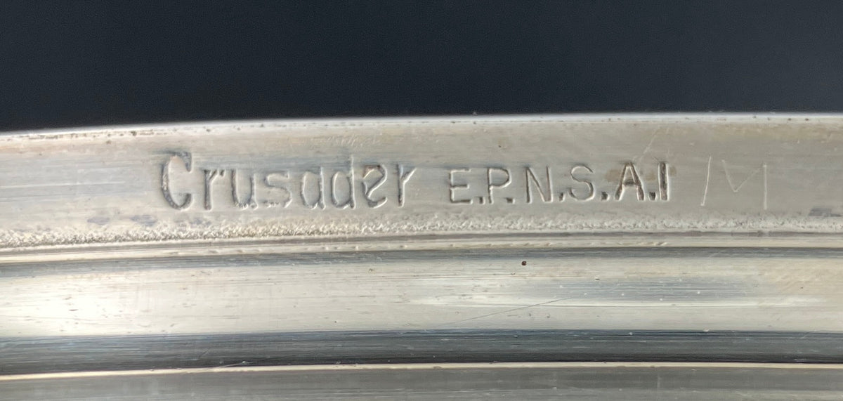 Vintage Silver Plated Meat Dish Crusader EPNS Serving Dish – Art Deco Style