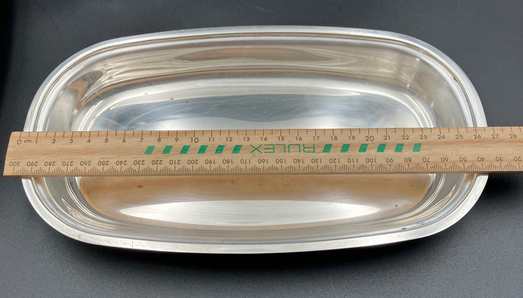Vintage Silver Plated Meat Dish Crusader EPNS Serving Dish – Art Deco Style