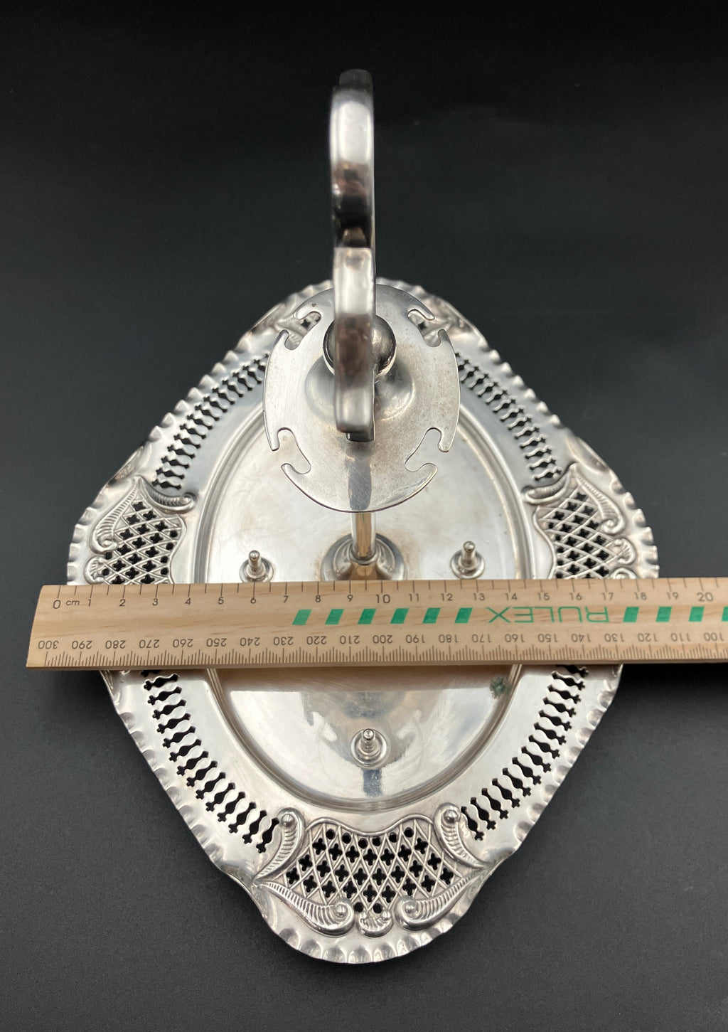 Vintage Silver Plated Egg Cup Set & Stand Service For Four