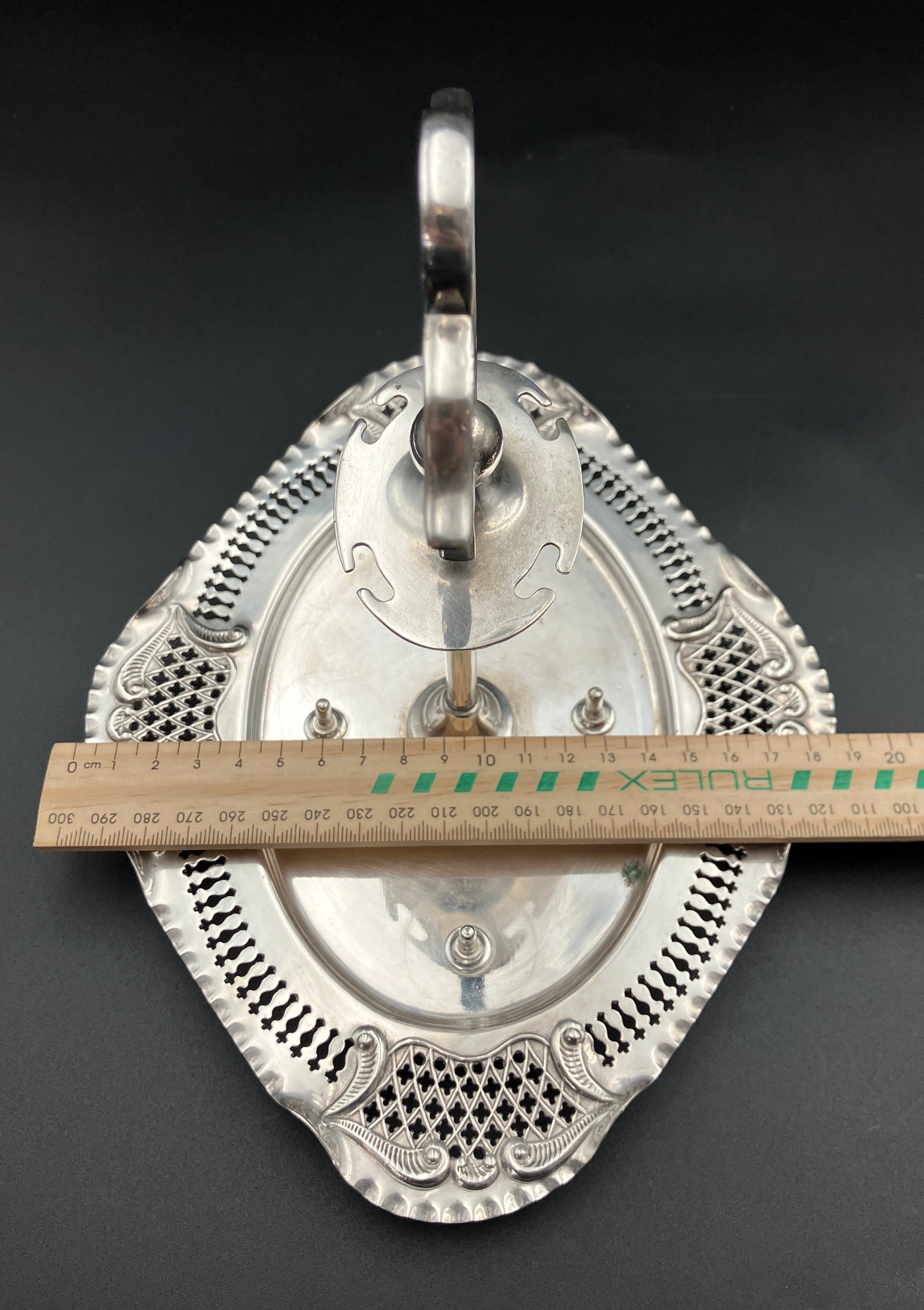 Vintage Silver Plated Egg Cup Set & Stand Service For Four