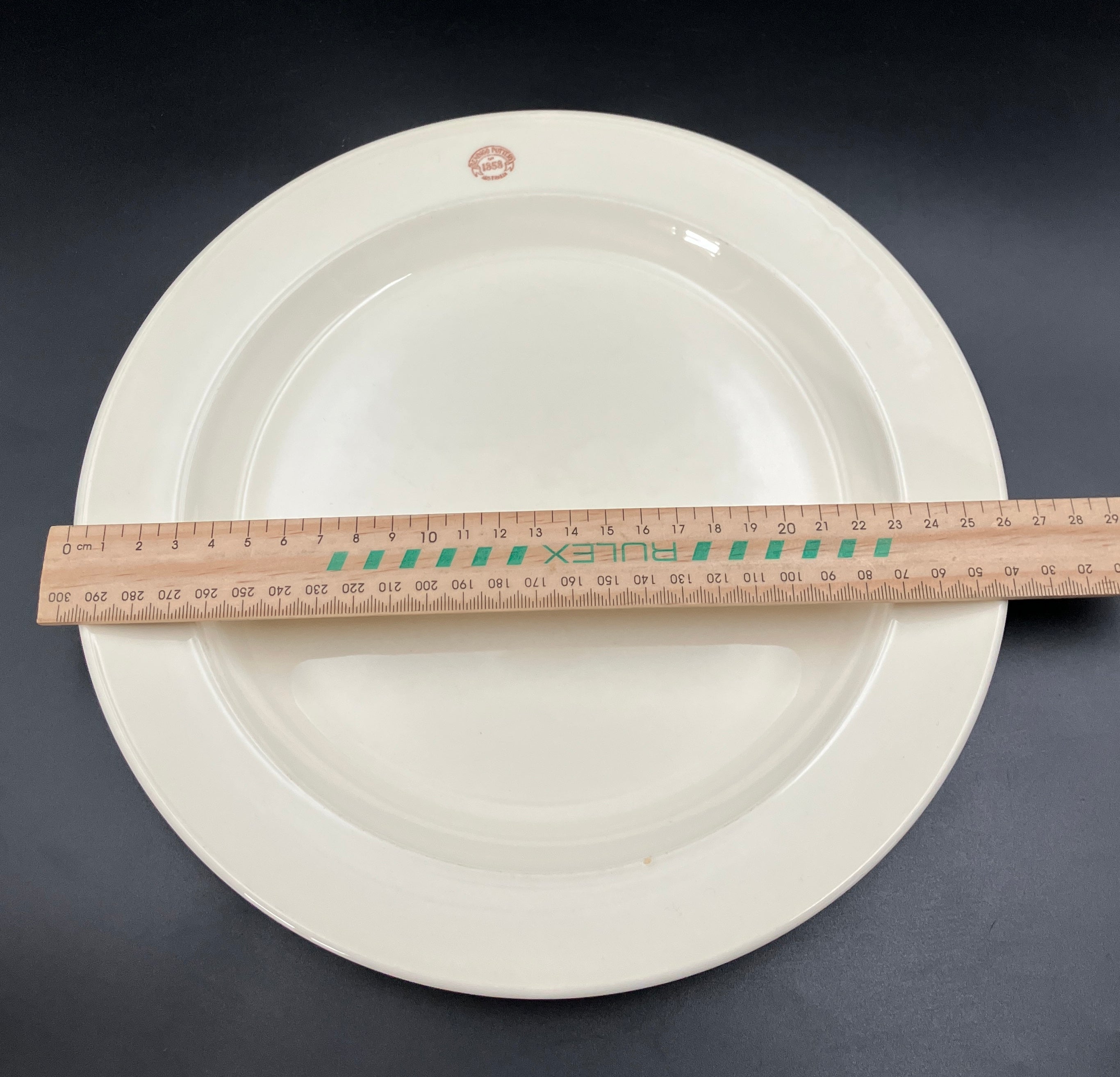 Vintage Bendigo Pottery Side Plate, Dinner Plates & Bowls Cream Set Of 11