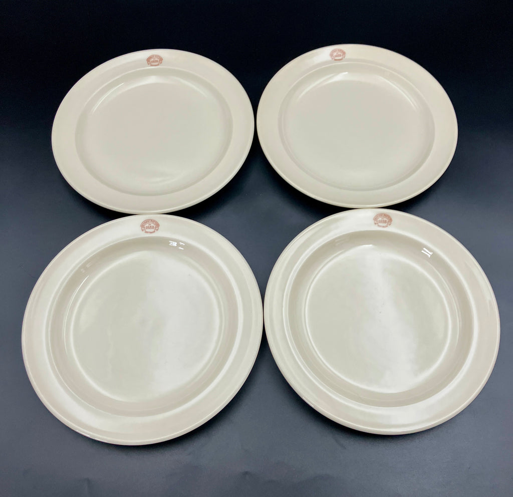 Vintage Bendigo Pottery Side Plate, Dinner Plates & Bowls Cream Set Of 11