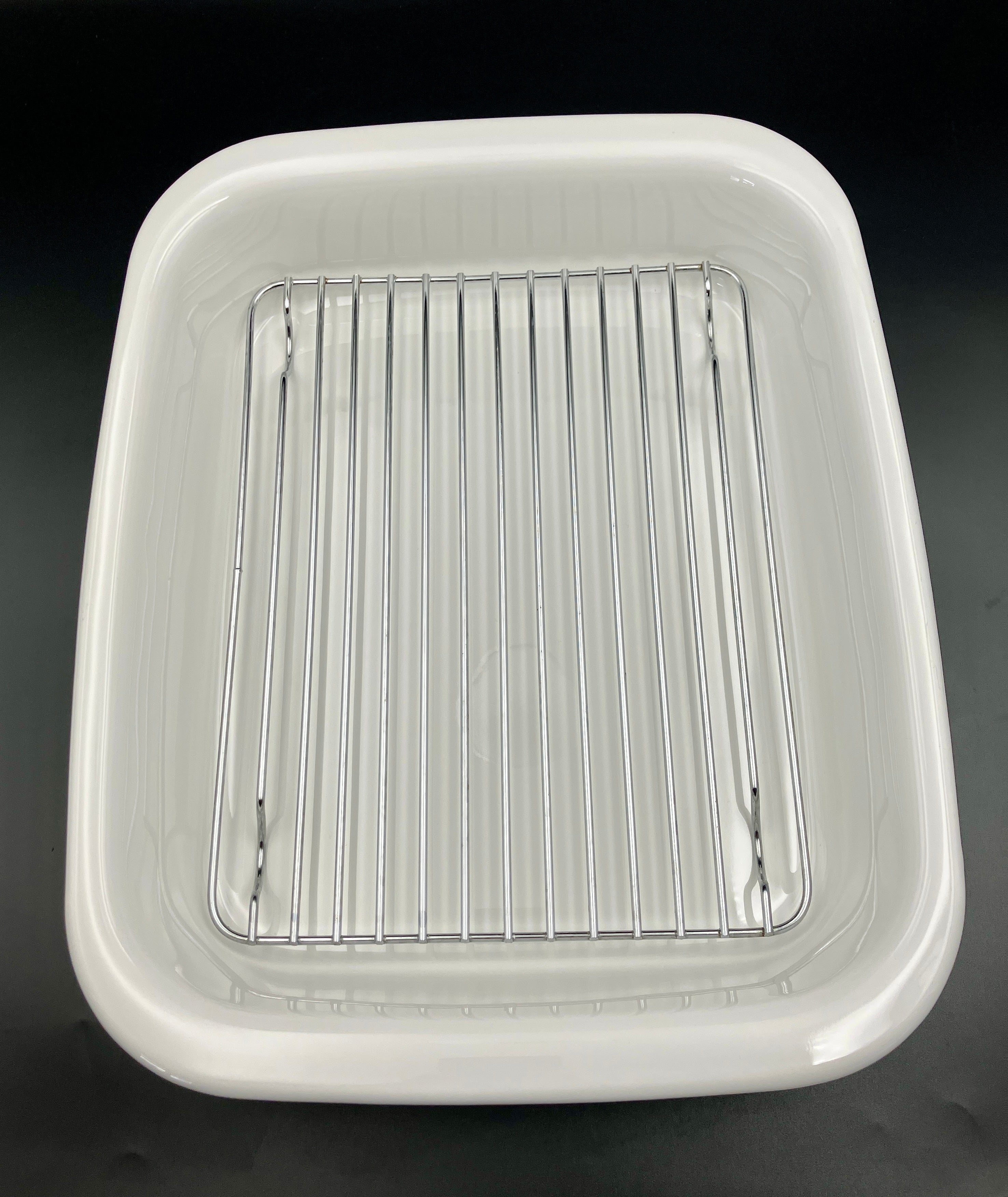 Corning Ware Roaster With Rack Cornflower Blue Vintage A21 32cm Australia