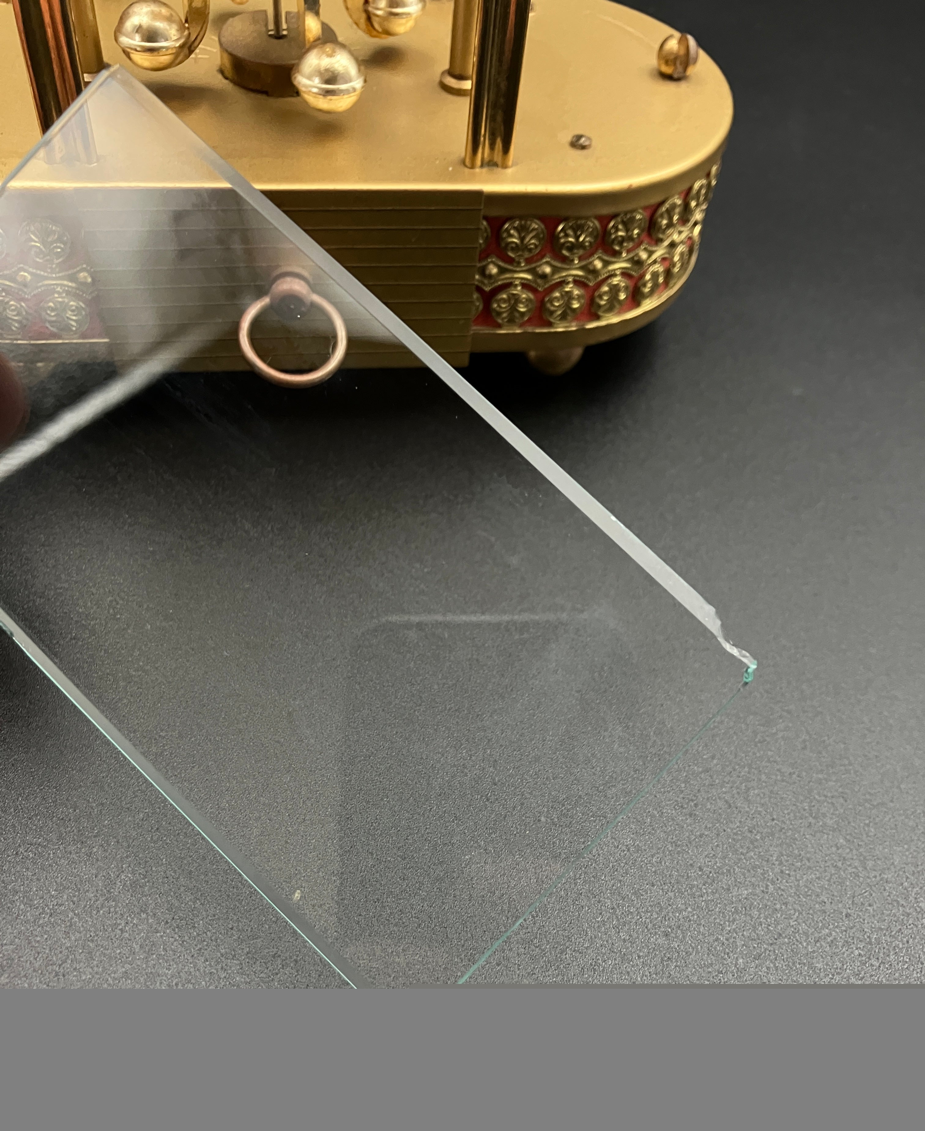 Vintage Anniversary Clock SCHMID 8 Day Clock 4 Jewel Pendulum West Germany