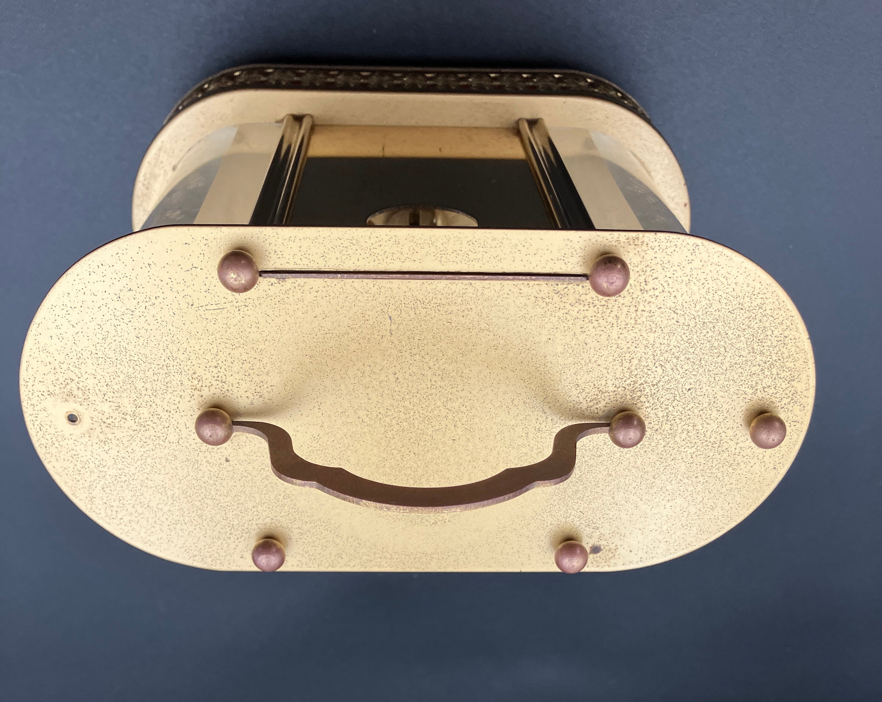 Vintage Anniversary Clock SCHMID 8 Day Clock 4 Jewel Pendulum West Germany