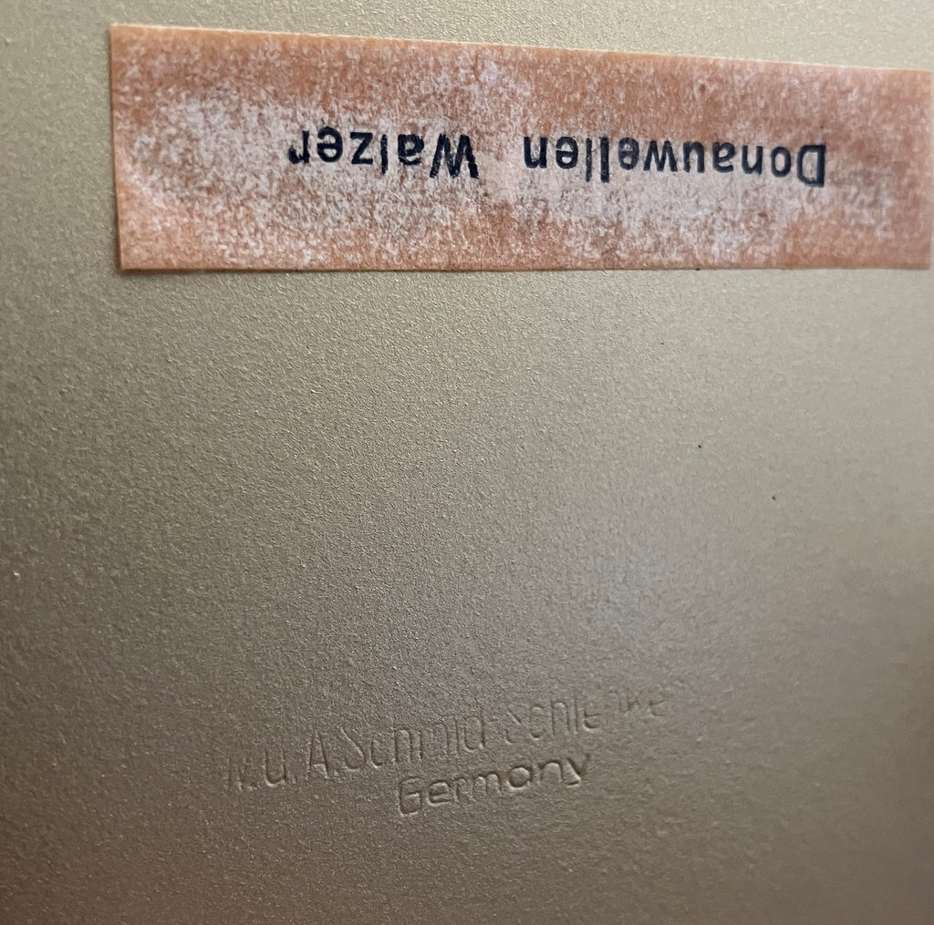 Vintage Anniversary Clock SCHMID 8 Day Clock 4 Jewel Pendulum West Germany