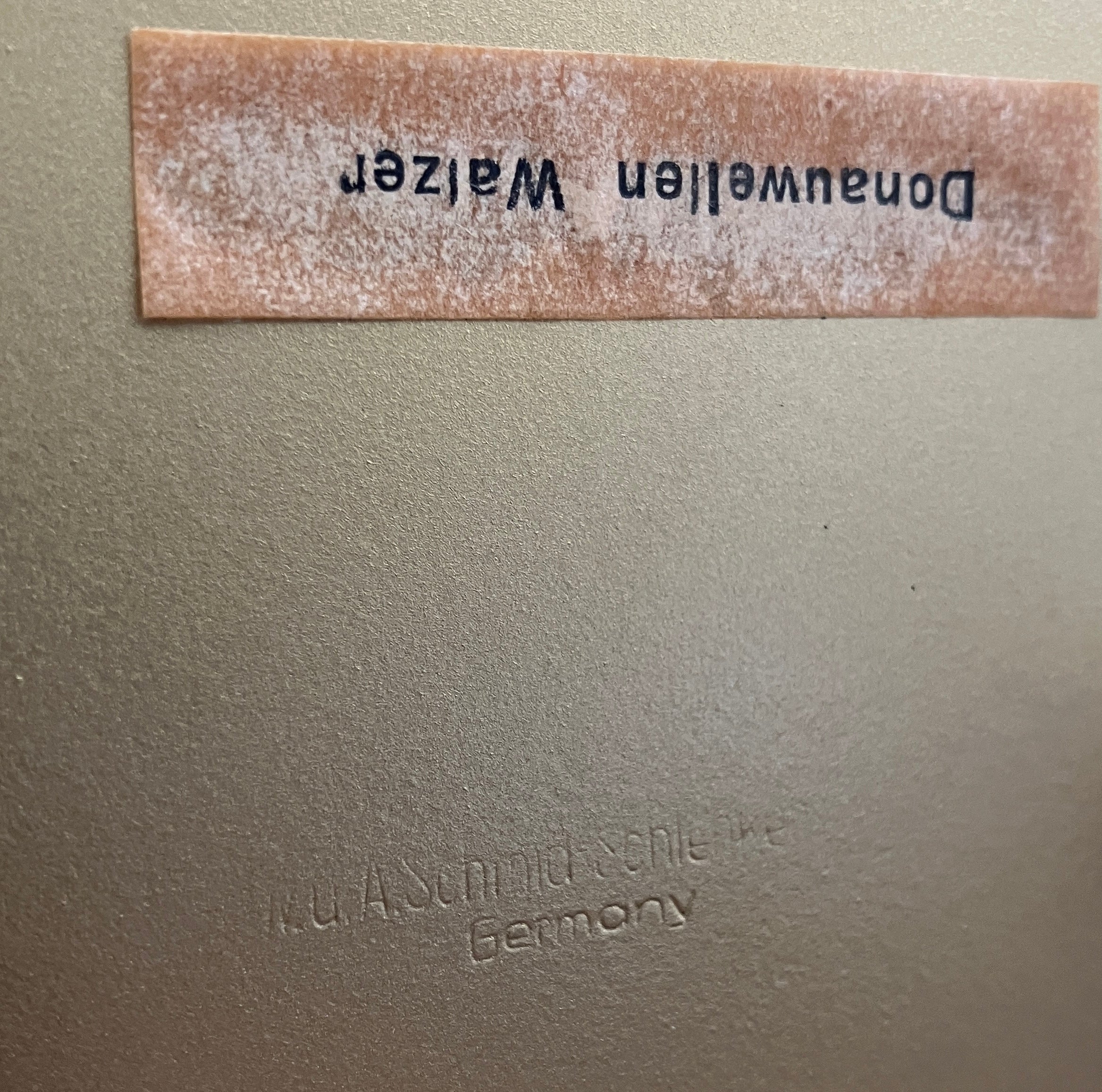 Vintage Anniversary Clock SCHMID 8 Day Clock 4 Jewel Pendulum West Germany