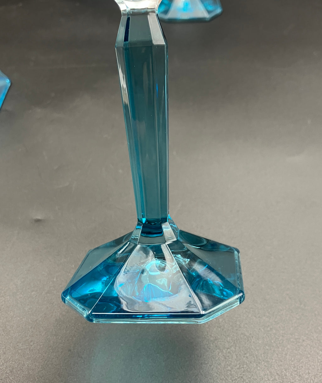 Bombay Gin Sapphire Glasses Balloon Blue stem & base Set Of 4