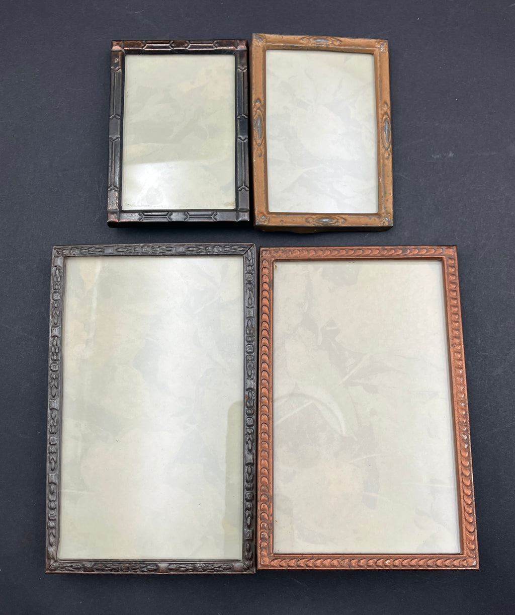 Vintage Photo Frames Metal Lot Of 4