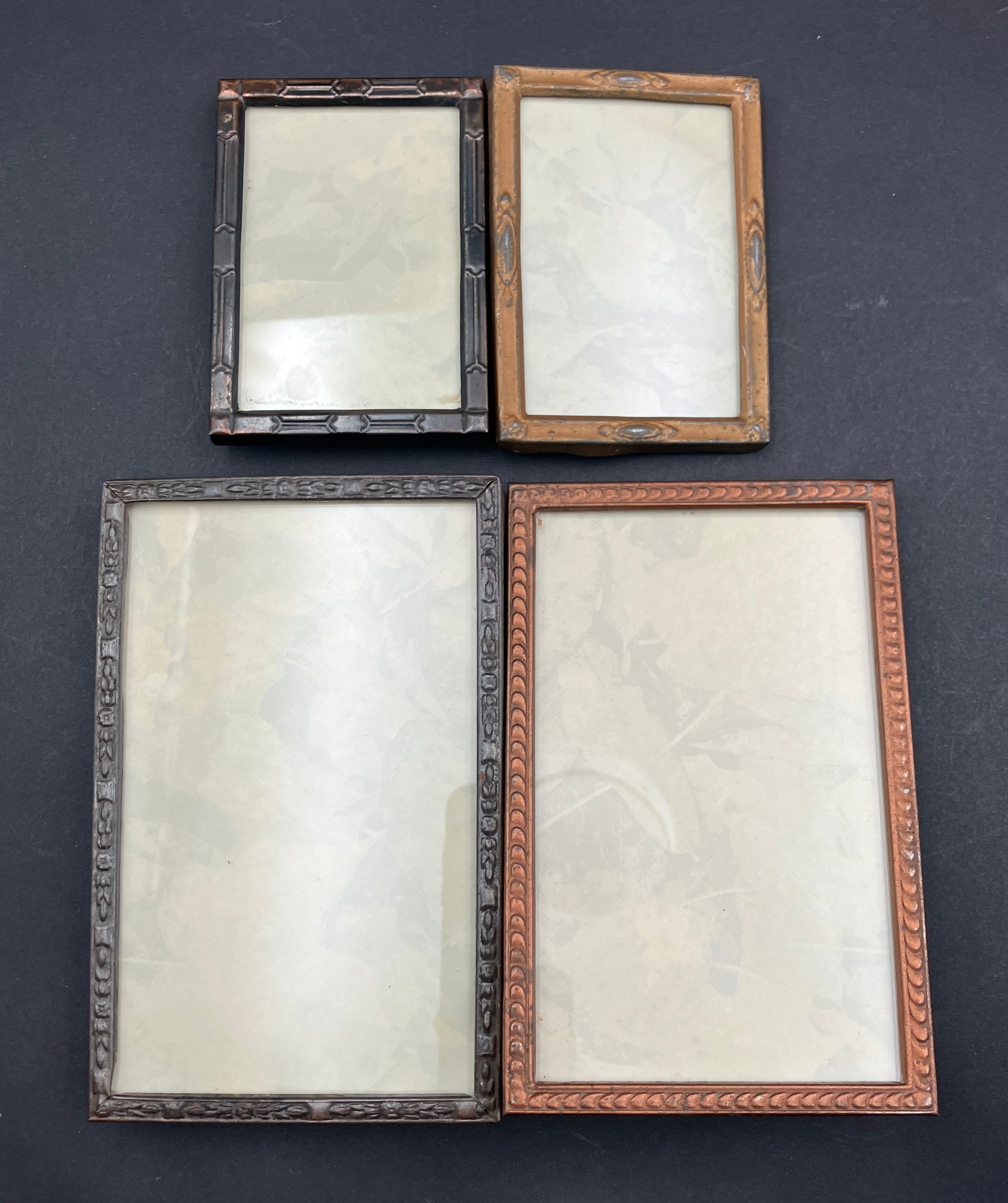 Vintage Photo Frames Metal Lot Of 4