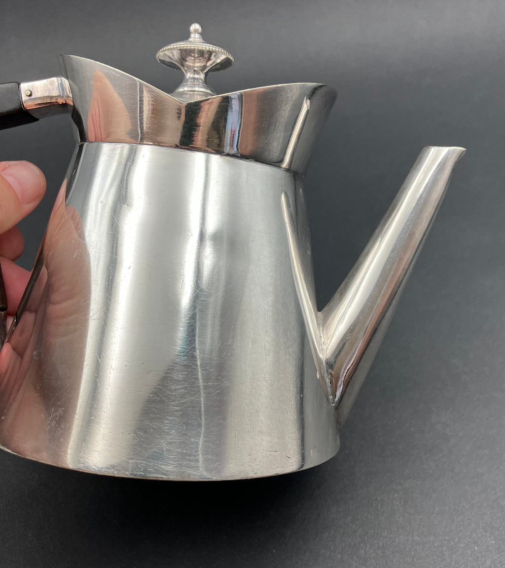 Antique Silver Plated Teapot Henry Bourne 1890