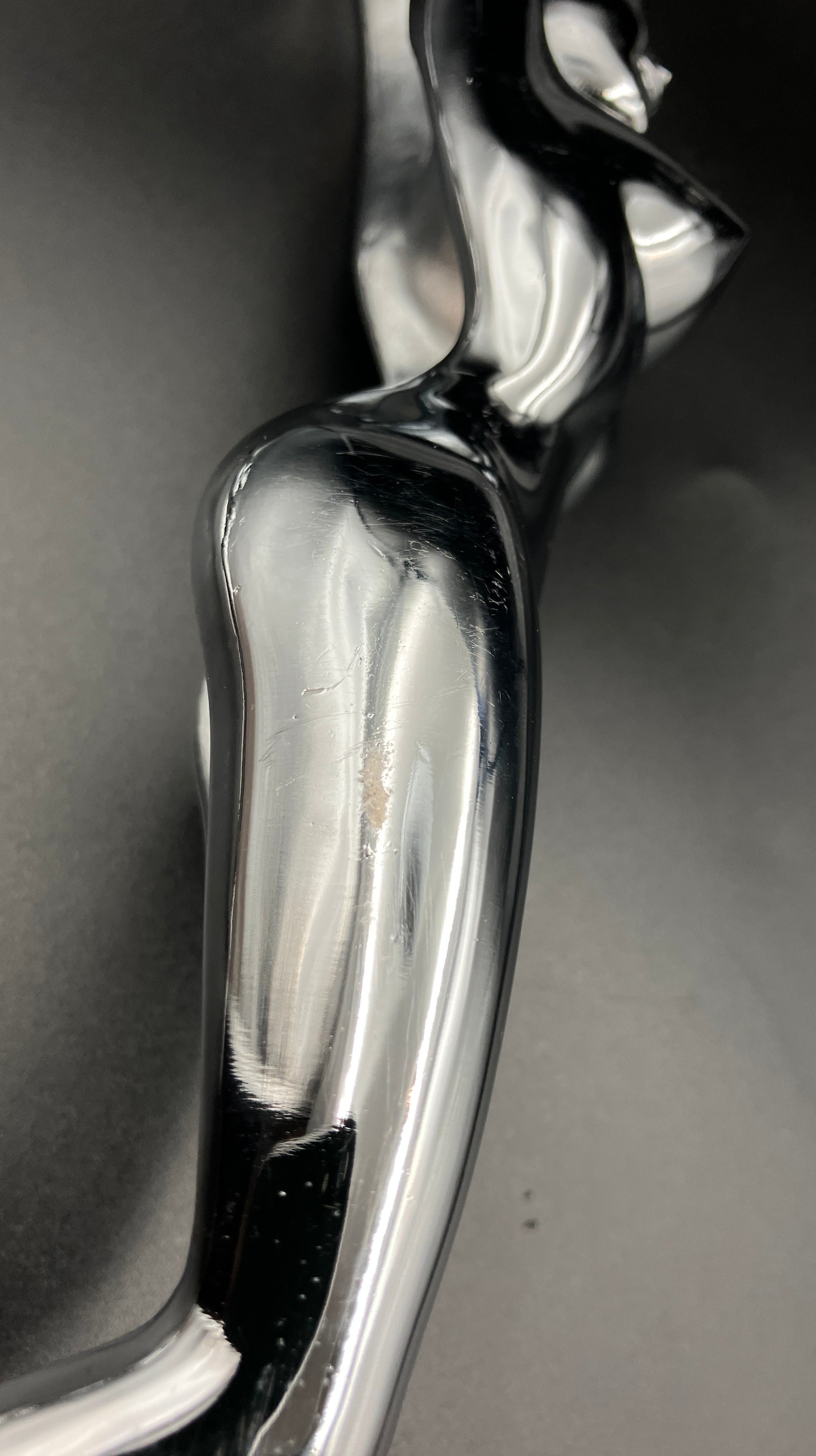 Chrome Nude Lady Door Grab Pull Handle Tractor / Truck - Pair Of Handles