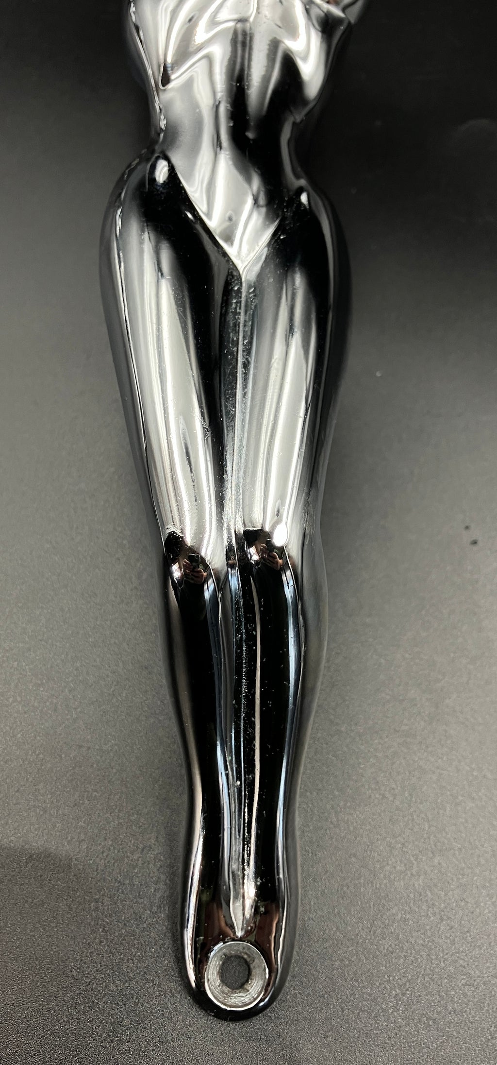 Chrome Nude Lady Door Grab Pull Handle Tractor / Truck - Pair Of Handles