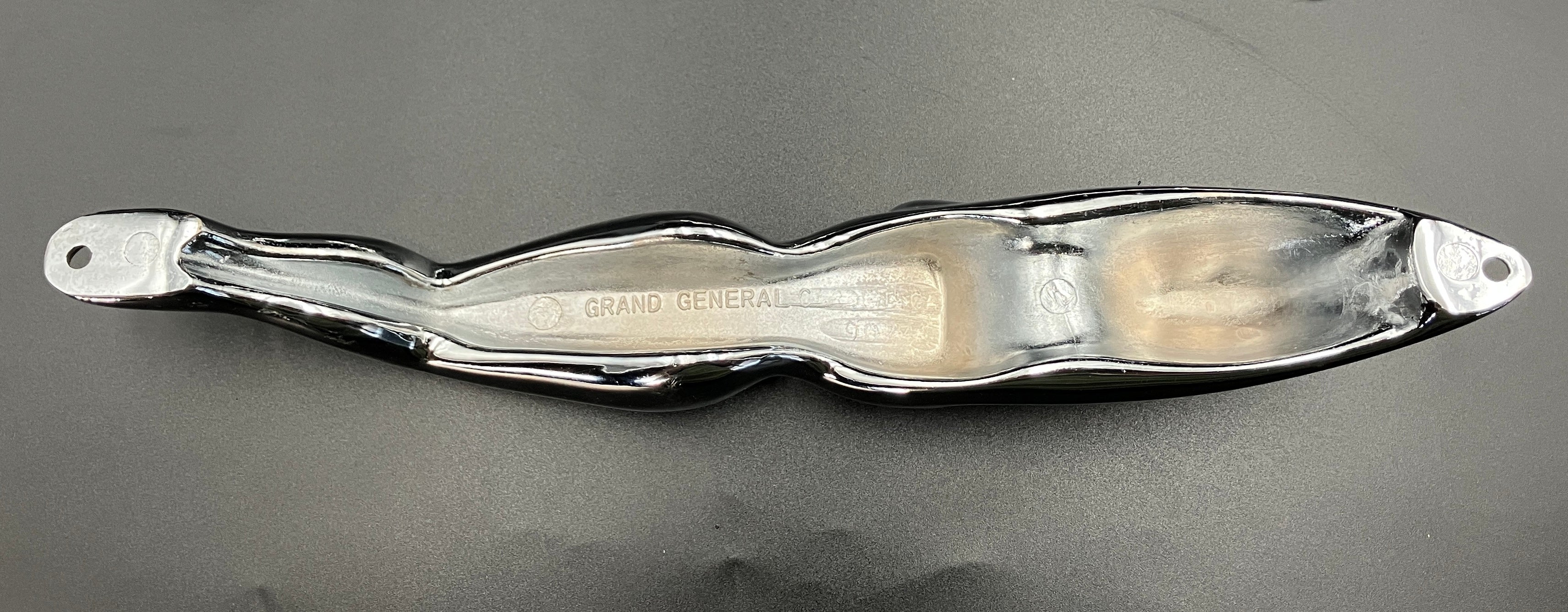 Chrome Nude Lady Door Grab Pull Handle Tractor / Truck - Pair Of Handles