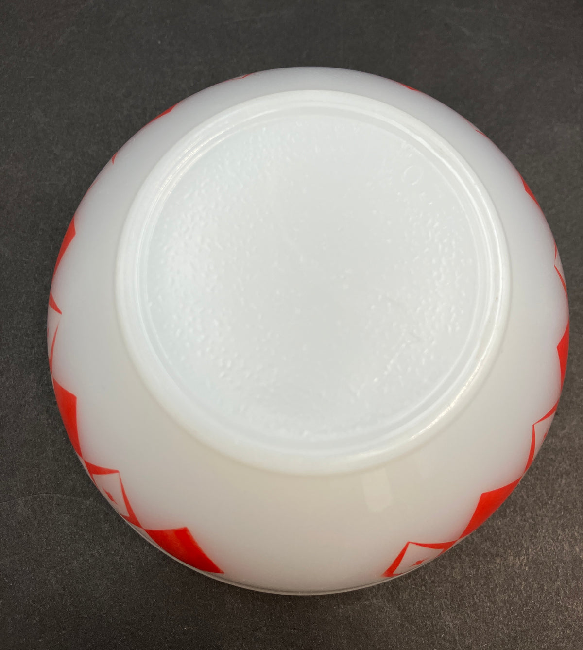 Vintage Pyrex Dotted Diamonds Red 5” Nesting Bowl Only Agree Pyrex