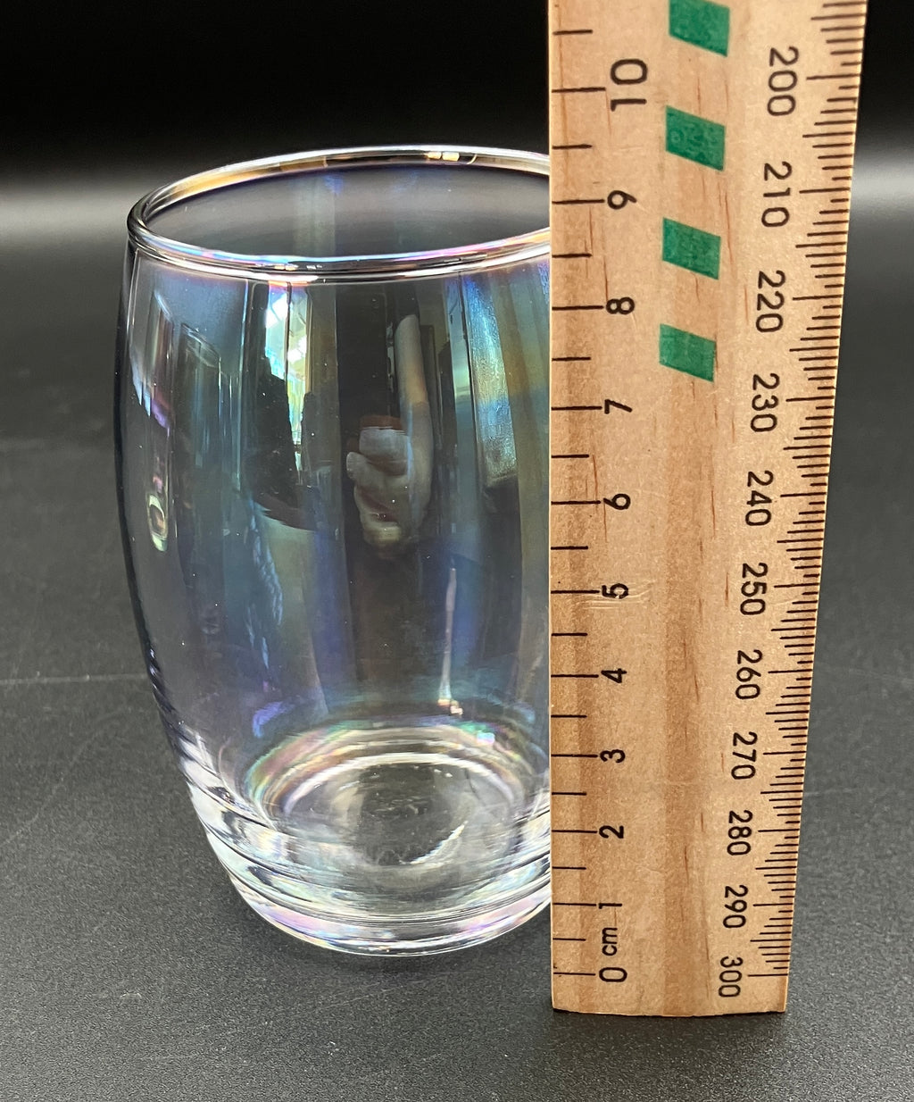 Vintage Harlequin Tumbler Glasses Rainbow Lustre Drinking Glasses Set Of 6