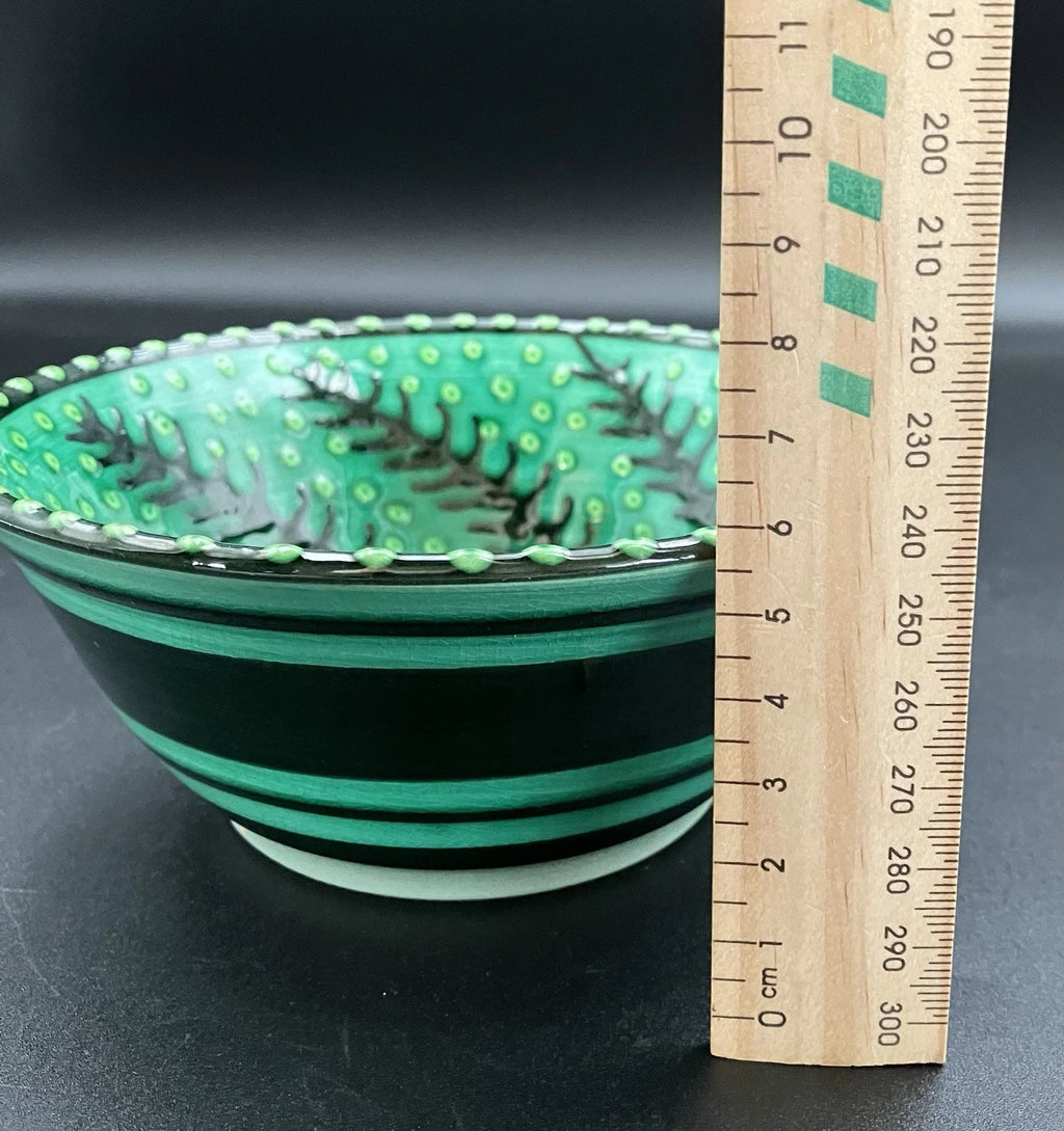 Adelaide Jam Factory Pottery Frog Bowl Signed By Lincoln Kirby Bell 2007
