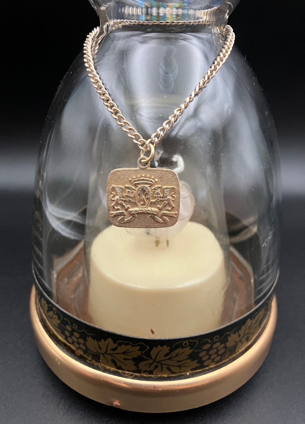 Vintage Prince Musical Bottle Decanter with Dancing Couple