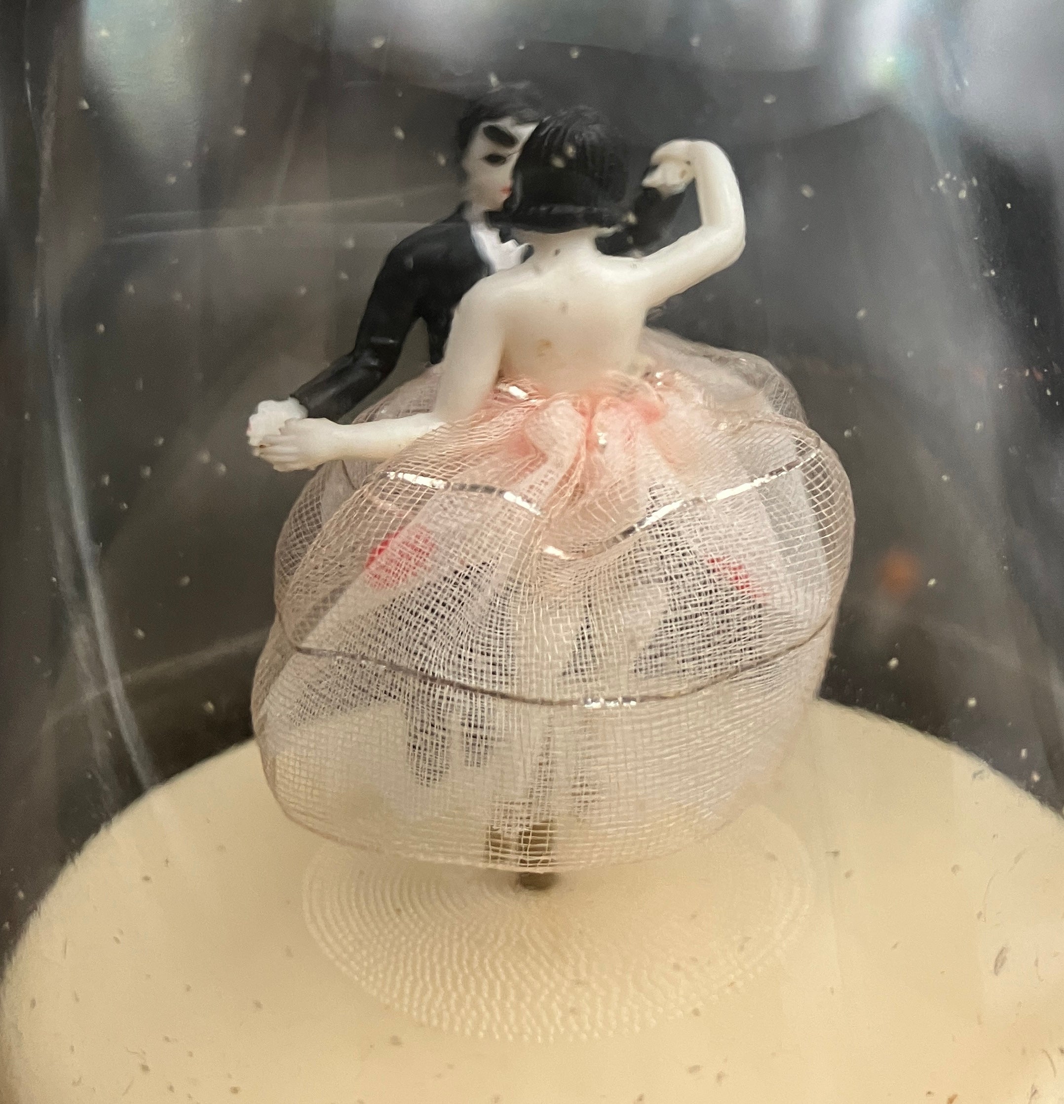 Vintage Prince Musical Bottle Decanter with Dancing Couple