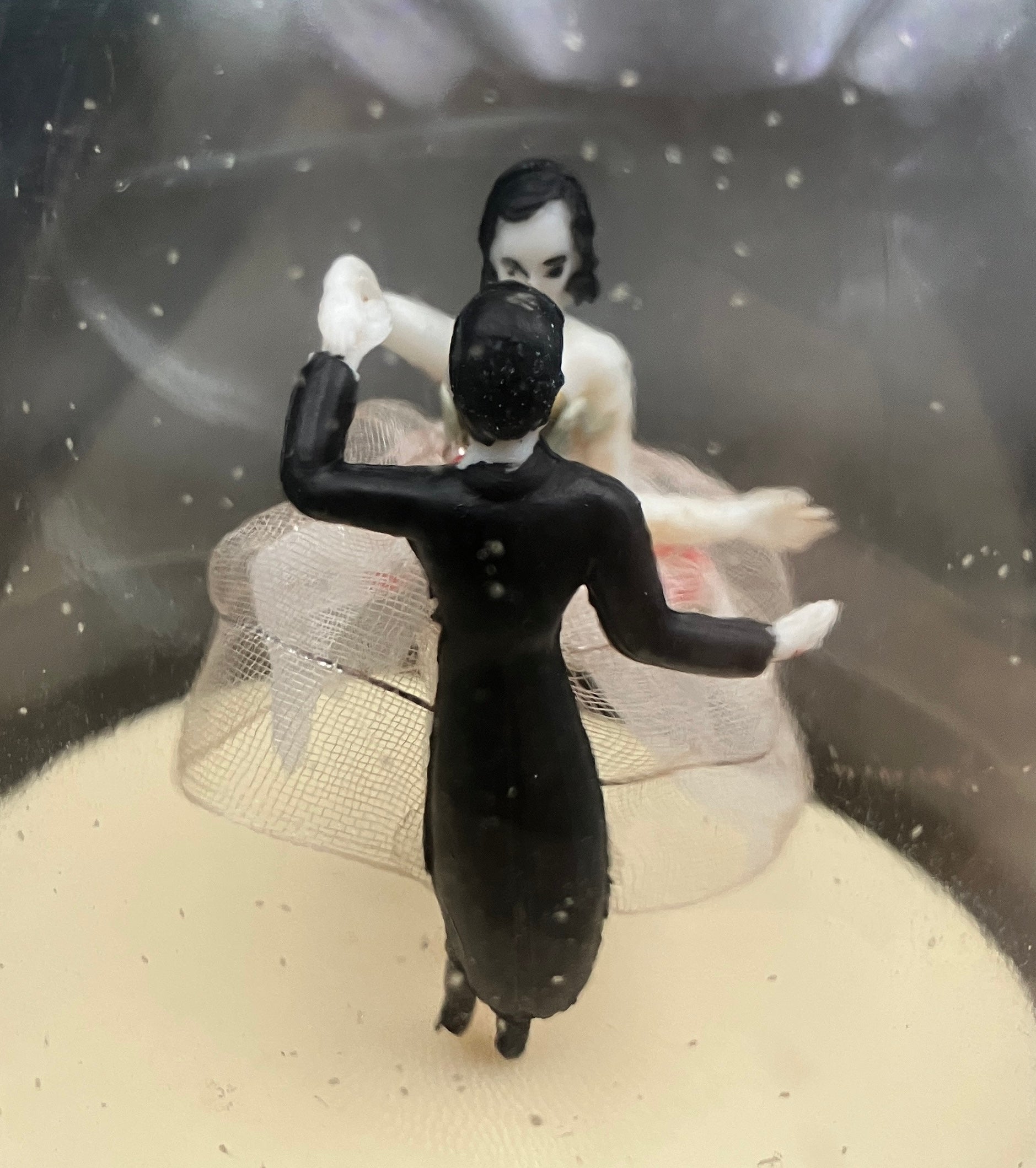 Vintage Prince Musical Bottle Decanter with Dancing Couple