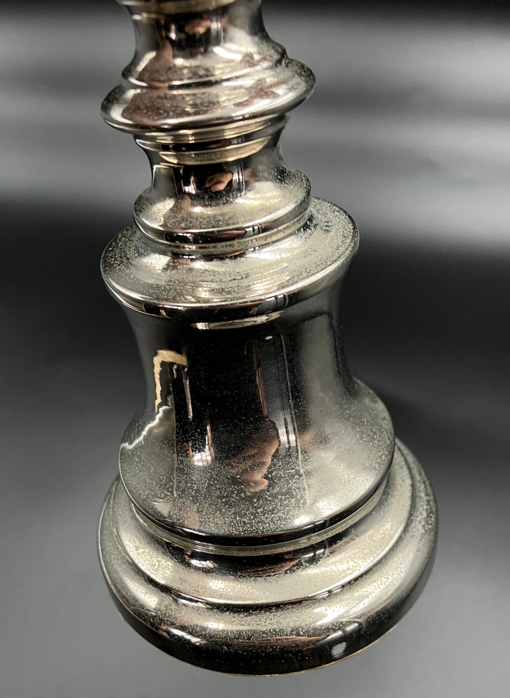 Vintage Silver Plated Candlestick With Spike Solid Candlestick Weighs 560g