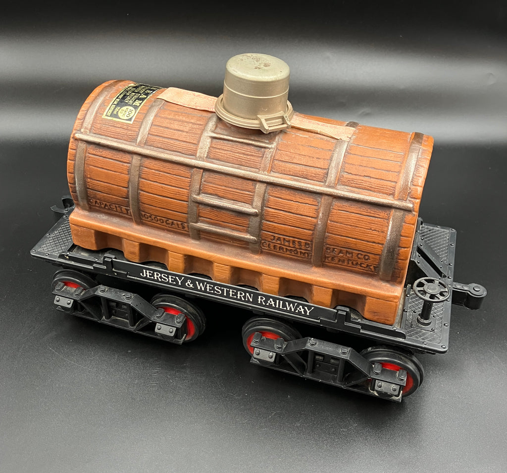 Vintage Jim Beam Decanter Jersey & Western Railway Regal China 1983