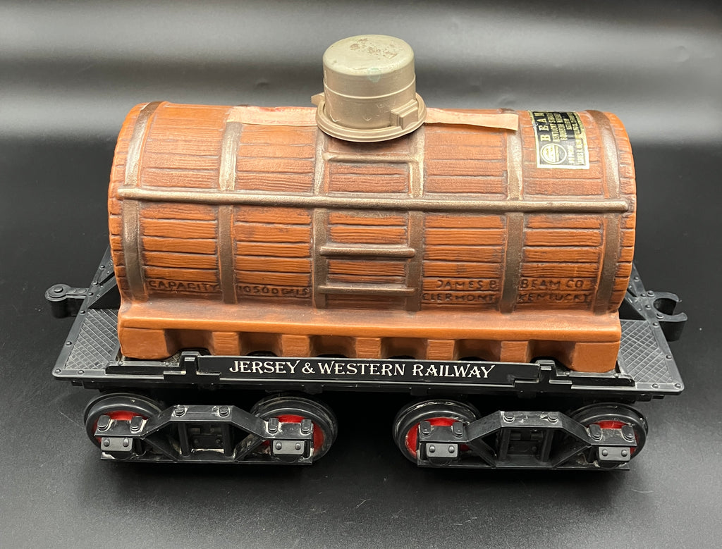 Vintage Jim Beam Decanter Jersey & Western Railway Regal China 1983